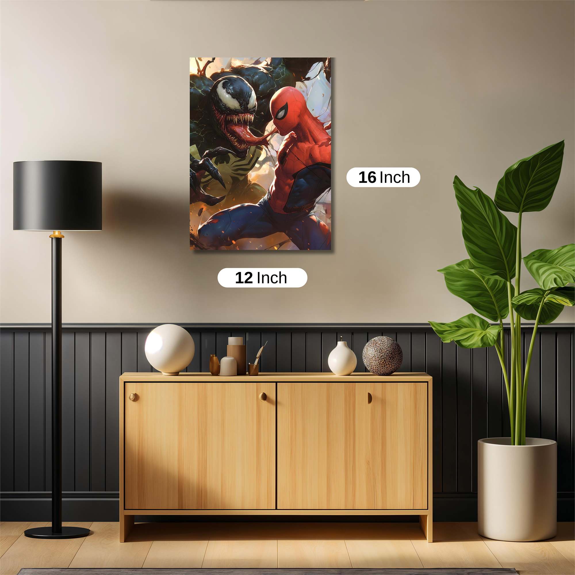 Spider-Man Struggle Safe Wall Magnetic / M