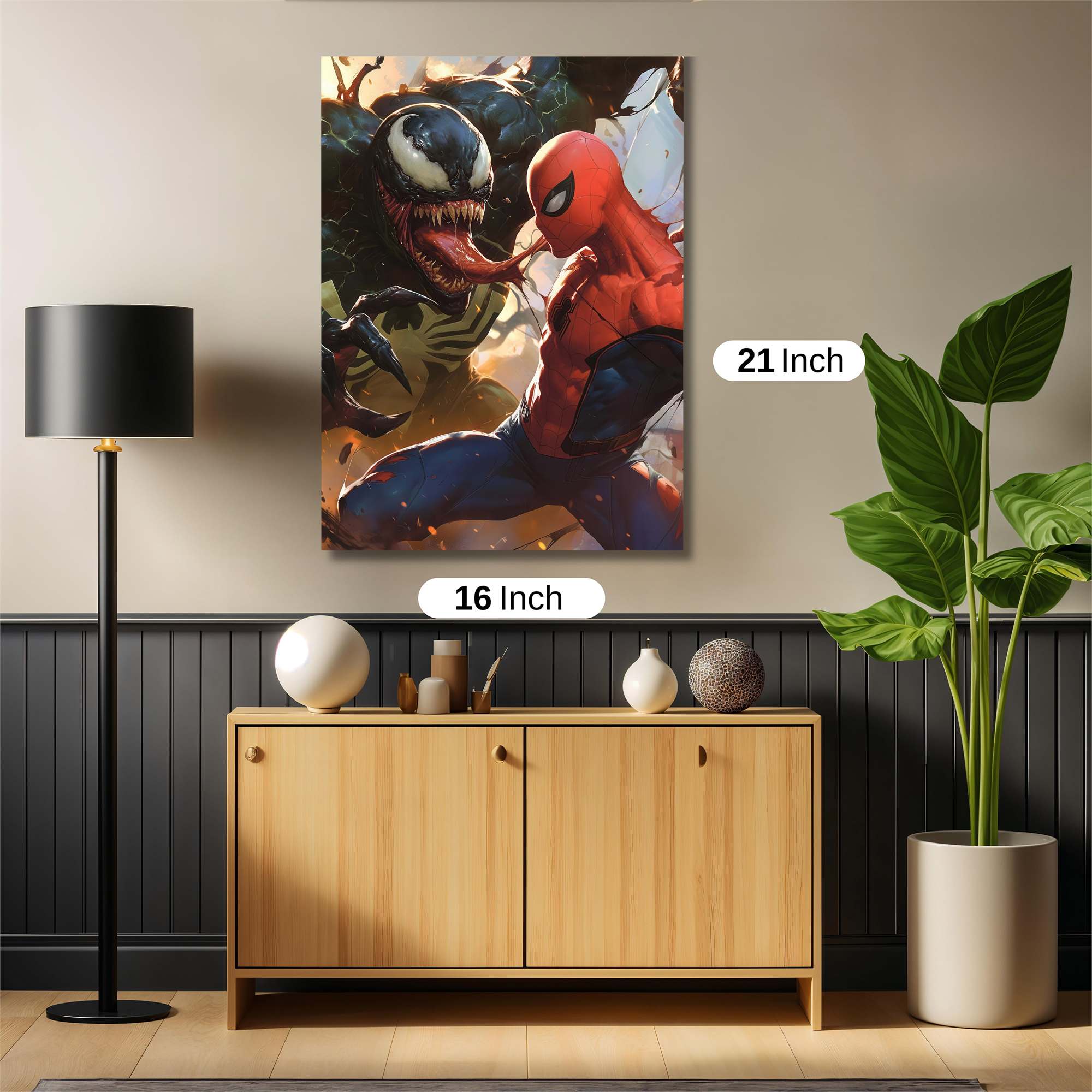 Spider-Man Struggle Safe Wall Magnetic / M