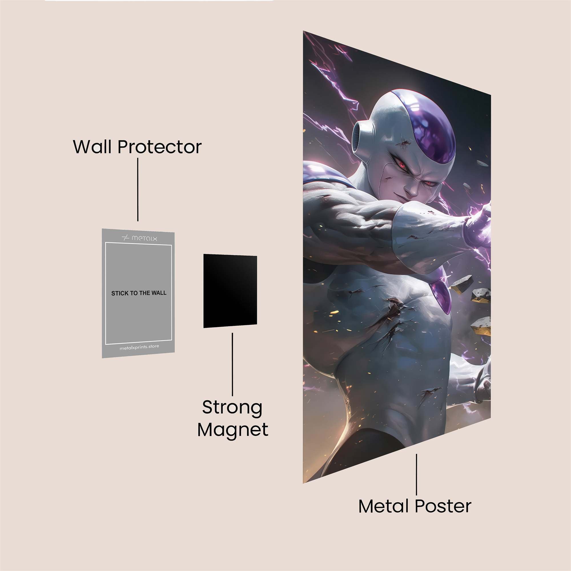 Frieza Fury Safe Wall Magnetic / M
