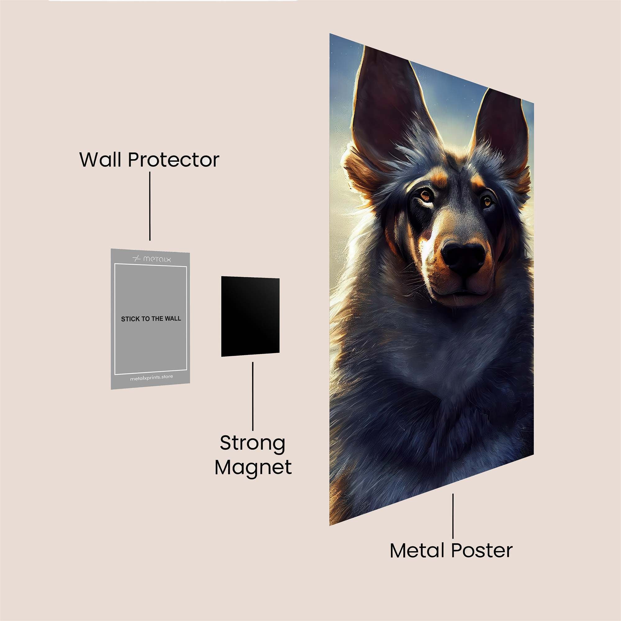 Majestic Canine Safe Wall Magnetic / M