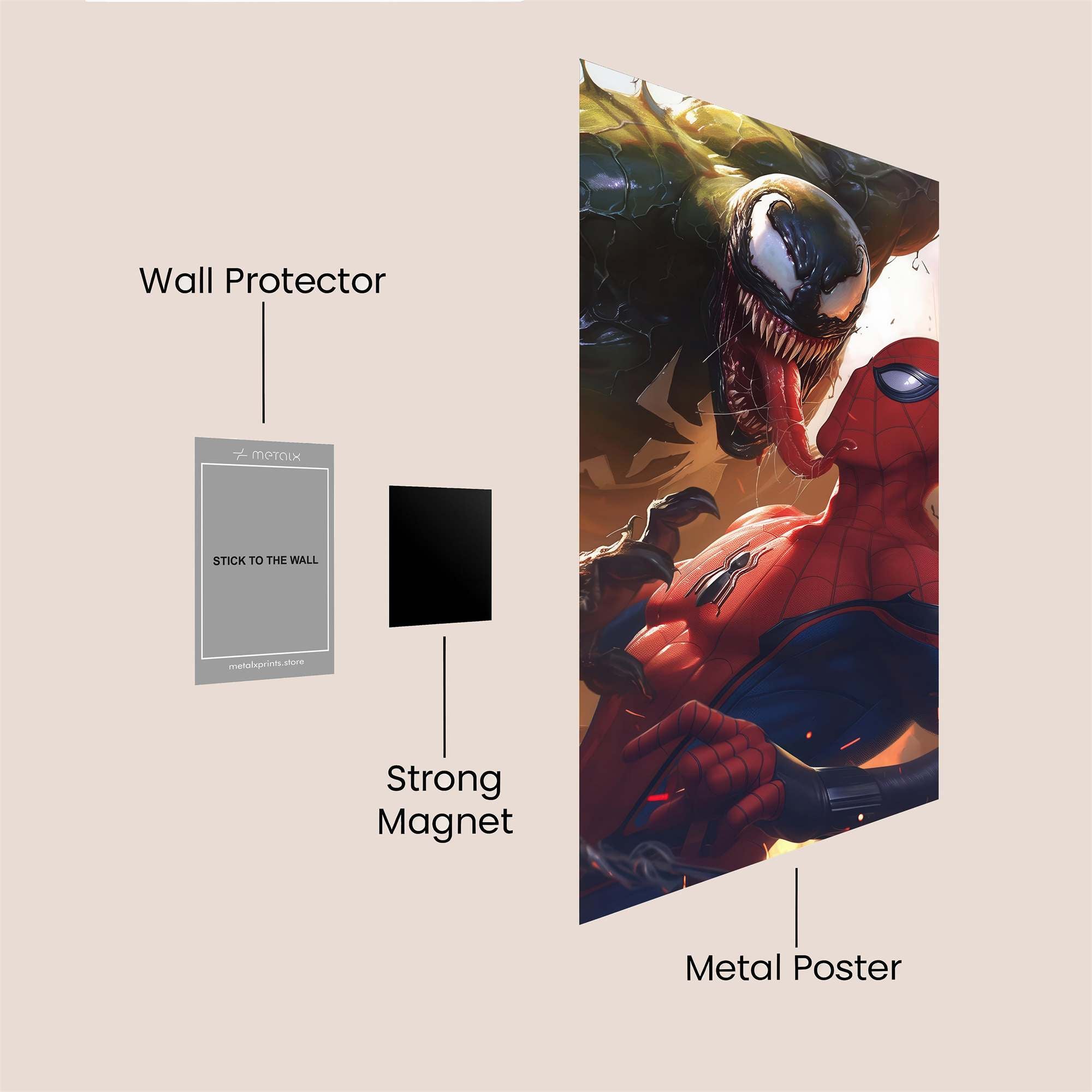 Venom Clash Safe Wall Magnetic / M
