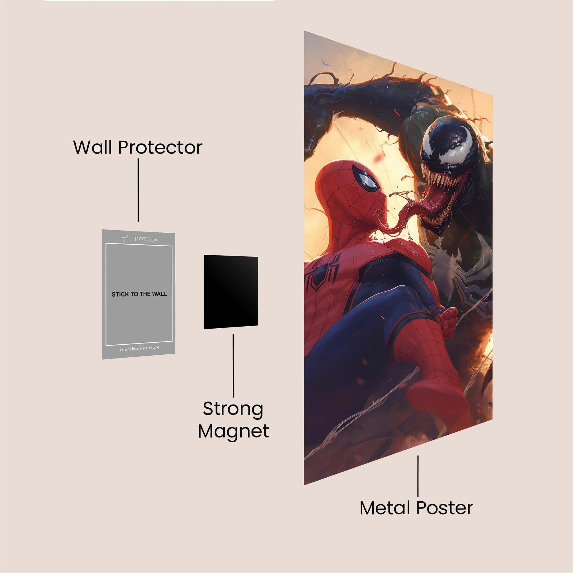 Spider-Man Clash Safe Wall Magnetic / M