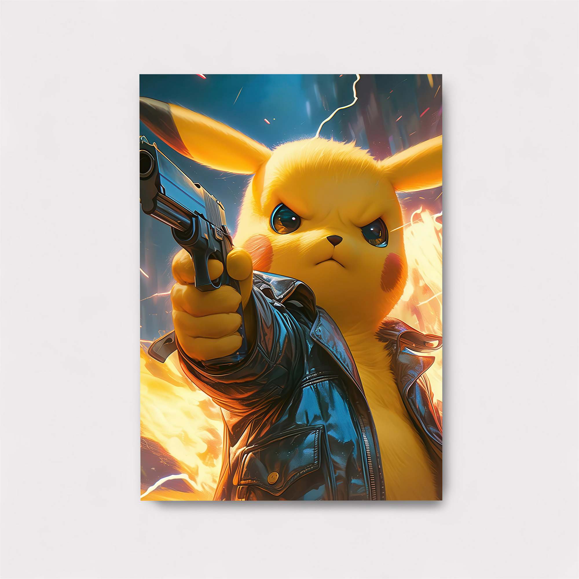 Pikachu Fury Safe Wall Magnetic / M