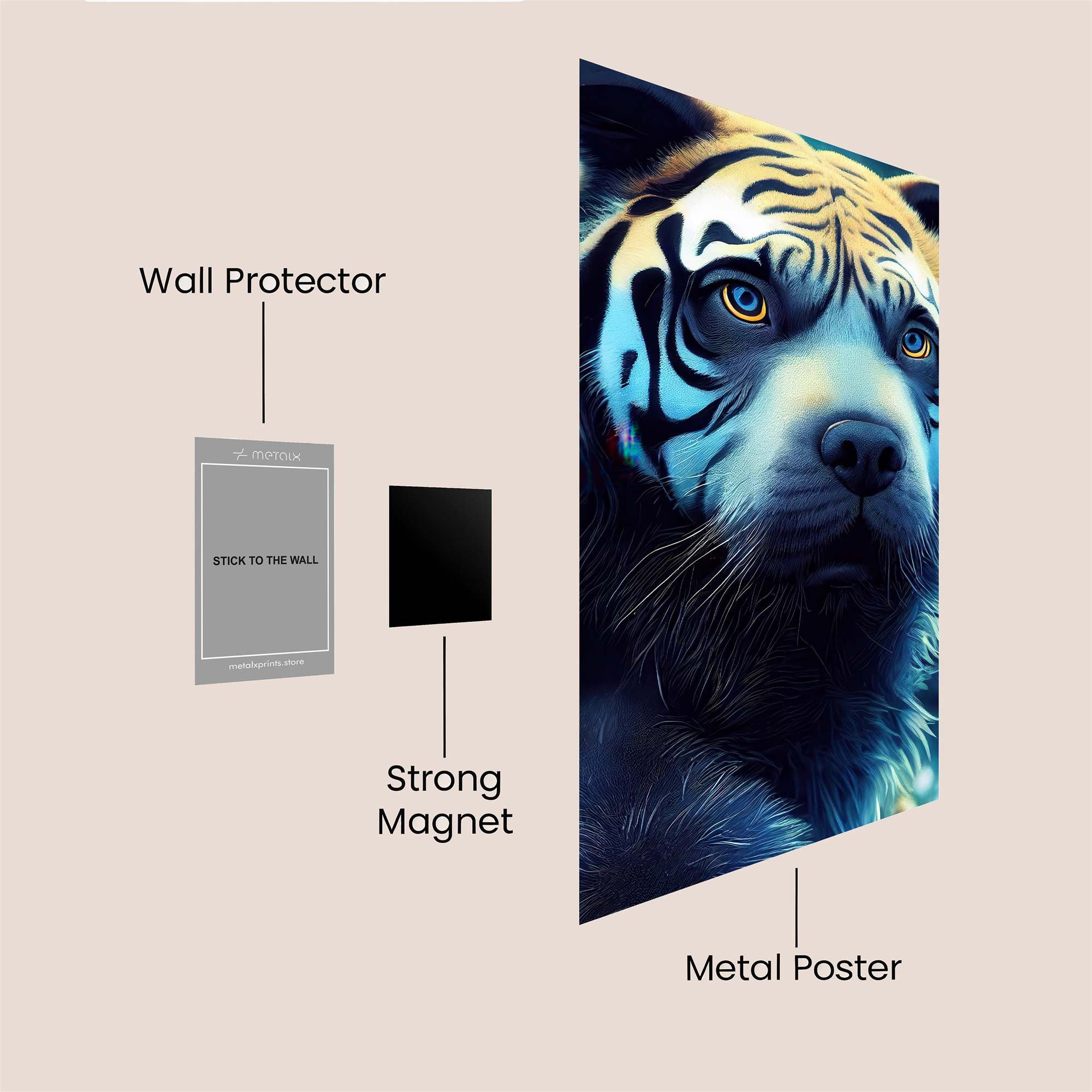 Hybrid Enigma Safe Wall Magnetic / M