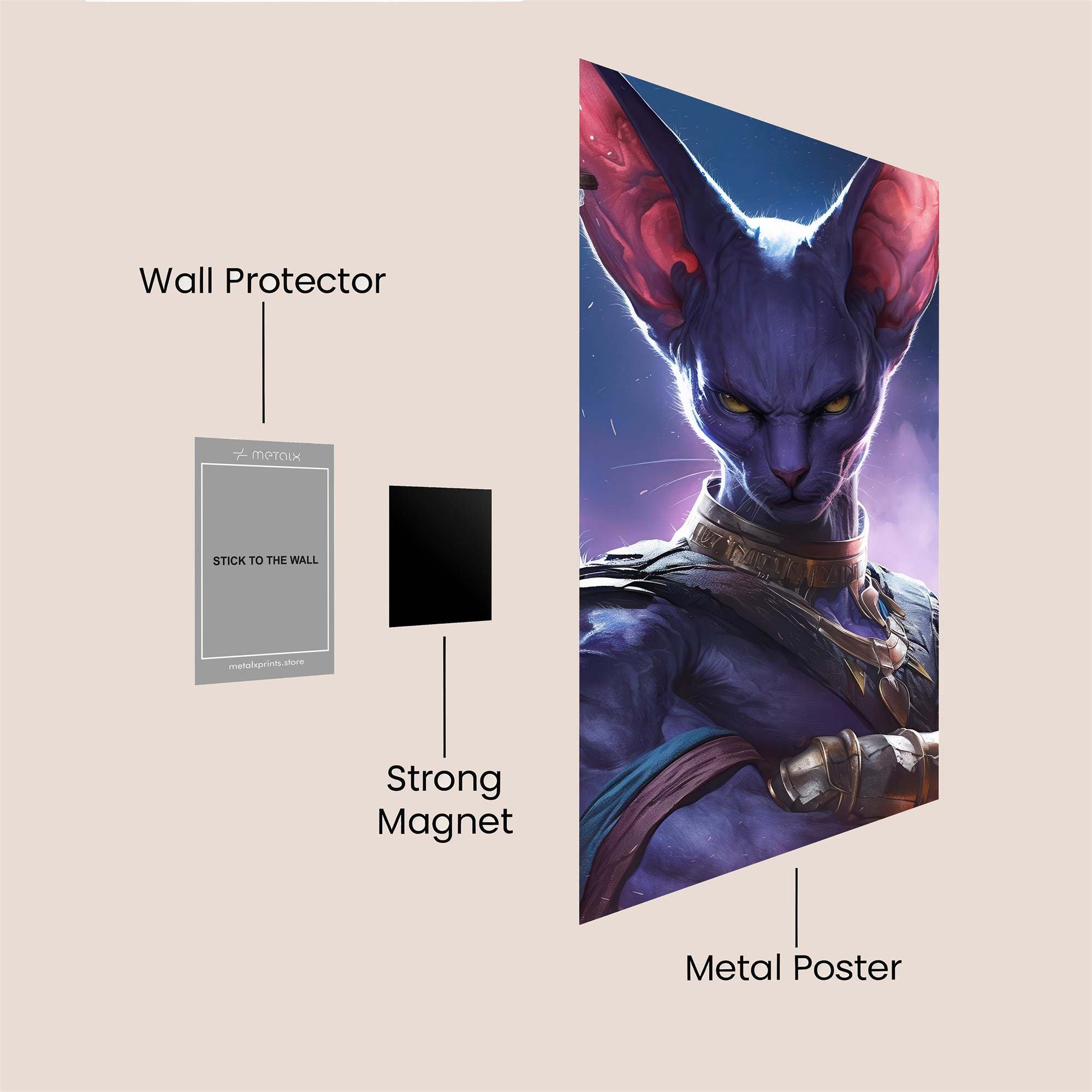 Beerus Fury Safe Wall Magnetic / M