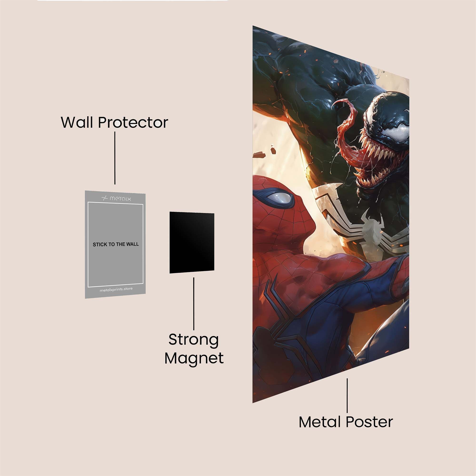 Spider-Man Clash Safe Wall Magnetic / M