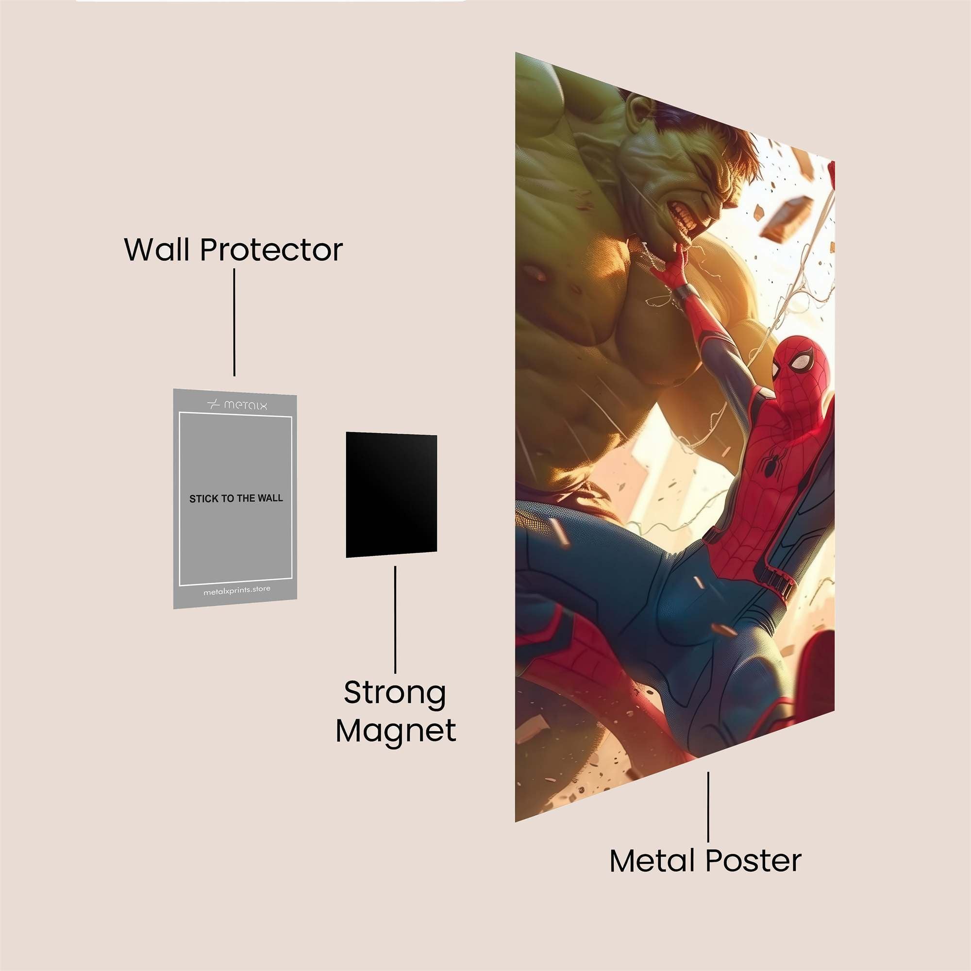 Heroic Clash Safe Wall Magnetic / M