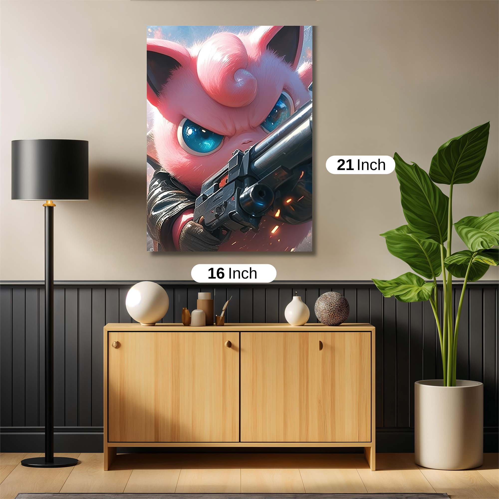 Jigglypuff Vengeance Safe Wall Magnetic / M