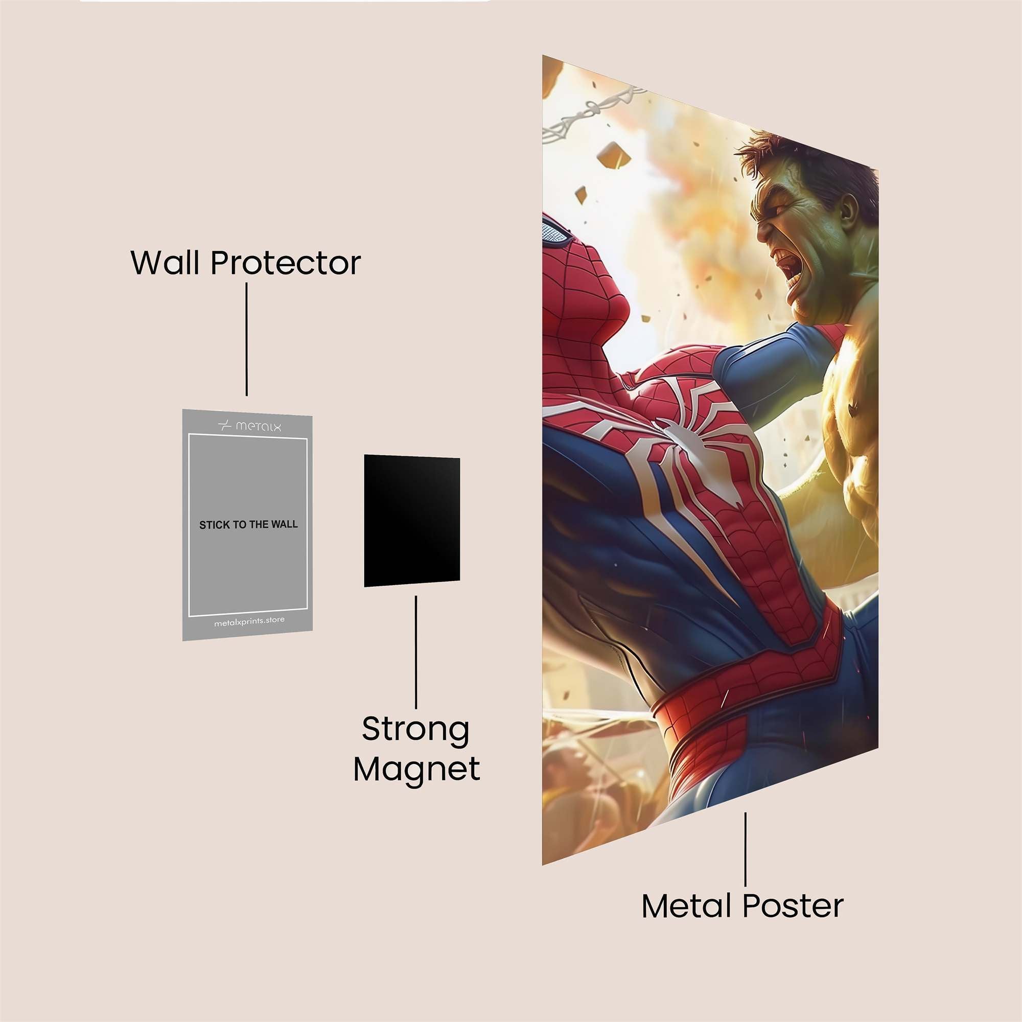 Heroic Clash Safe Wall Magnetic / M