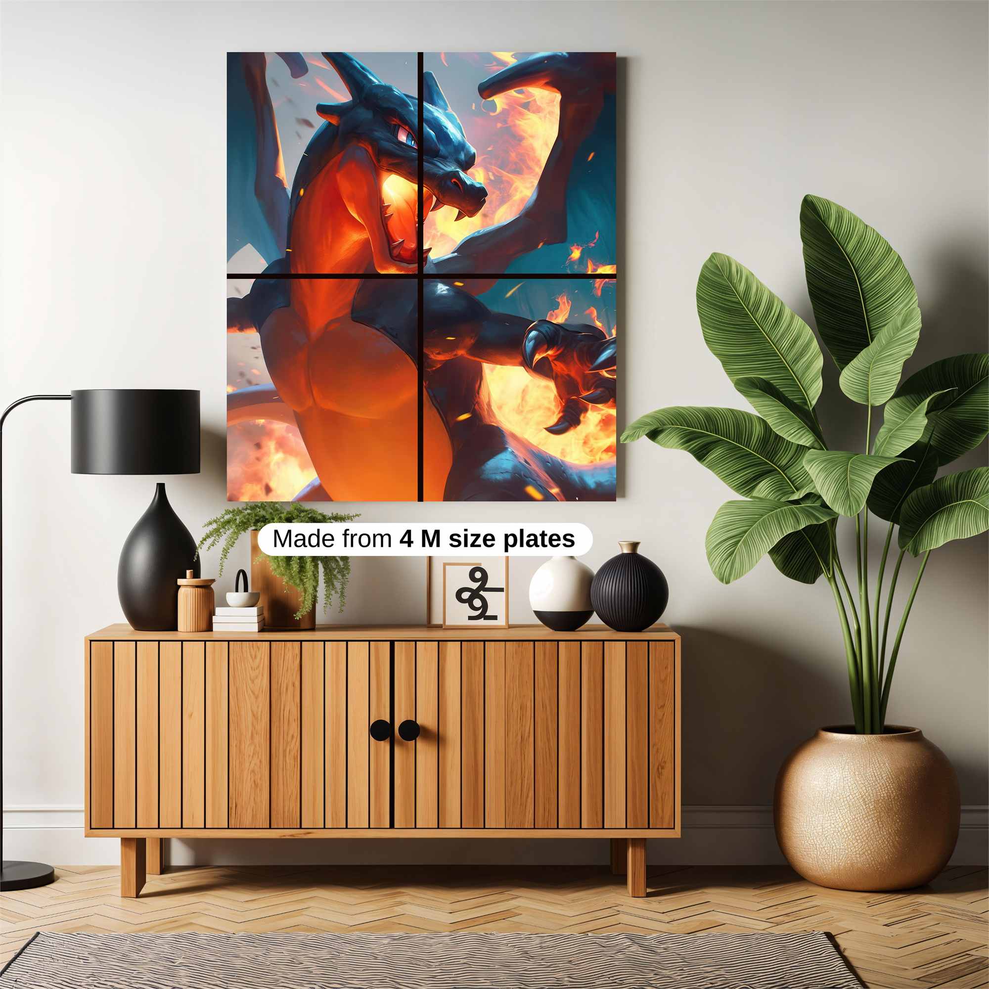 Charizard Fury Safe Wall Magnetic / M