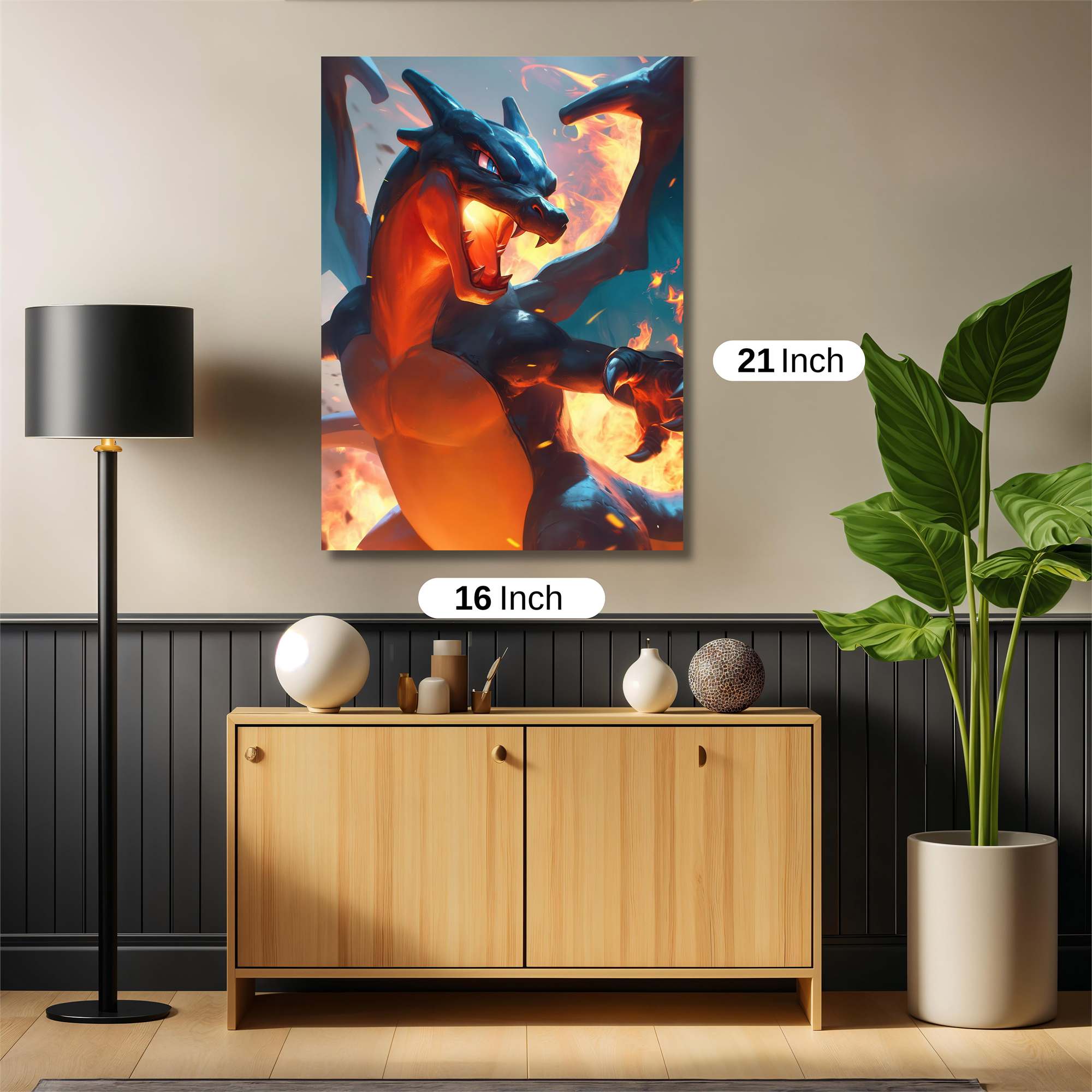 Charizard Fury Safe Wall Magnetic / M