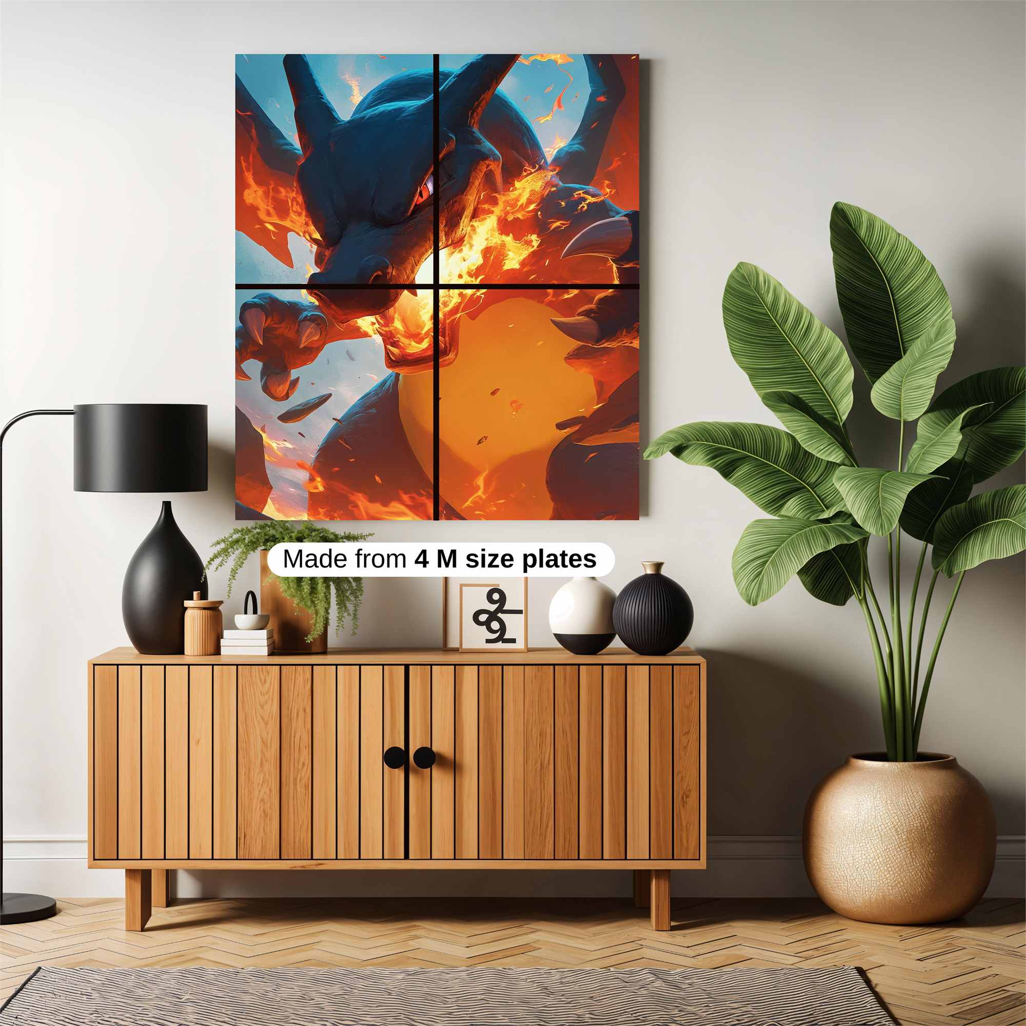 Charizard Inferno Safe Wall Magnetic / M