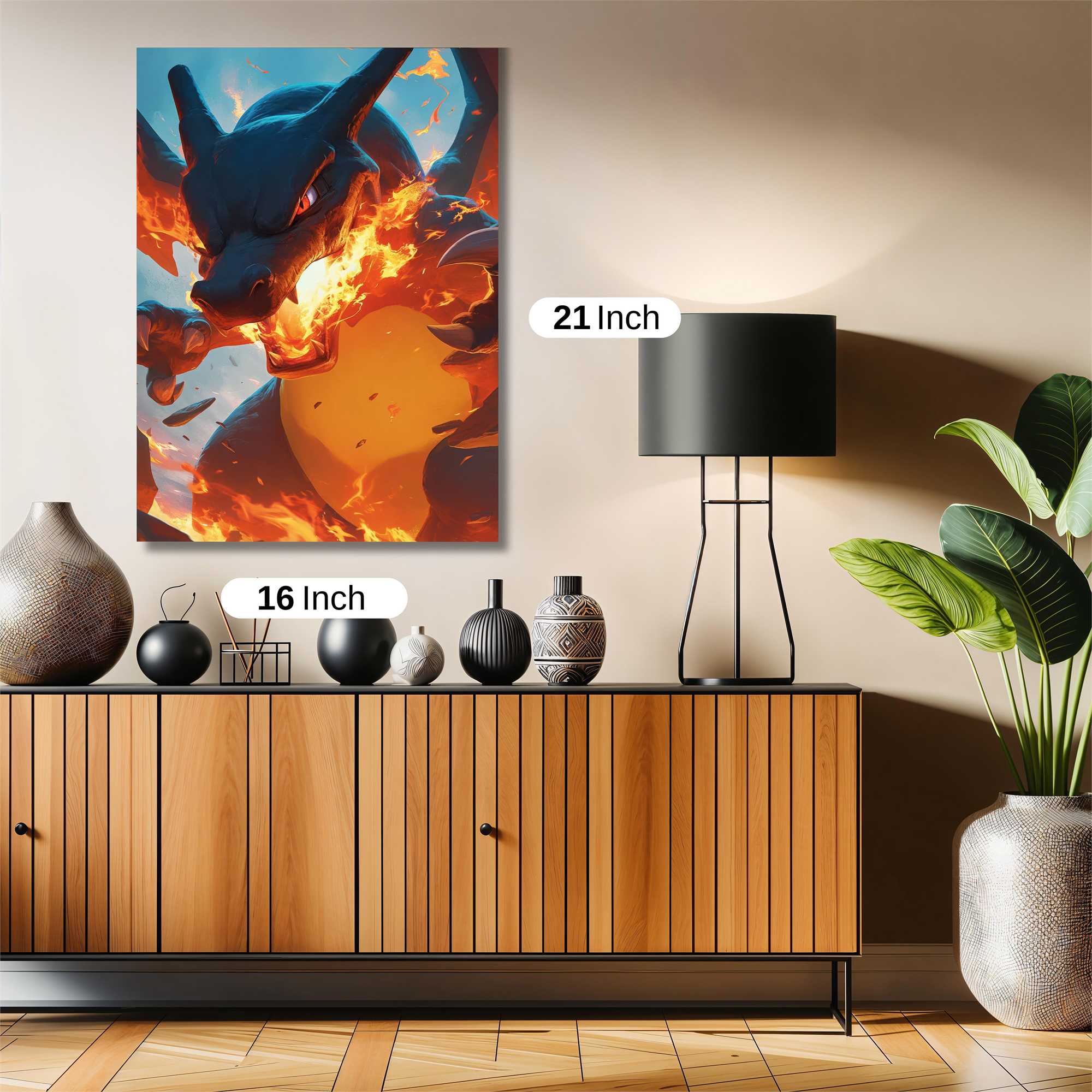 Charizard Inferno Safe Wall Magnetic / M
