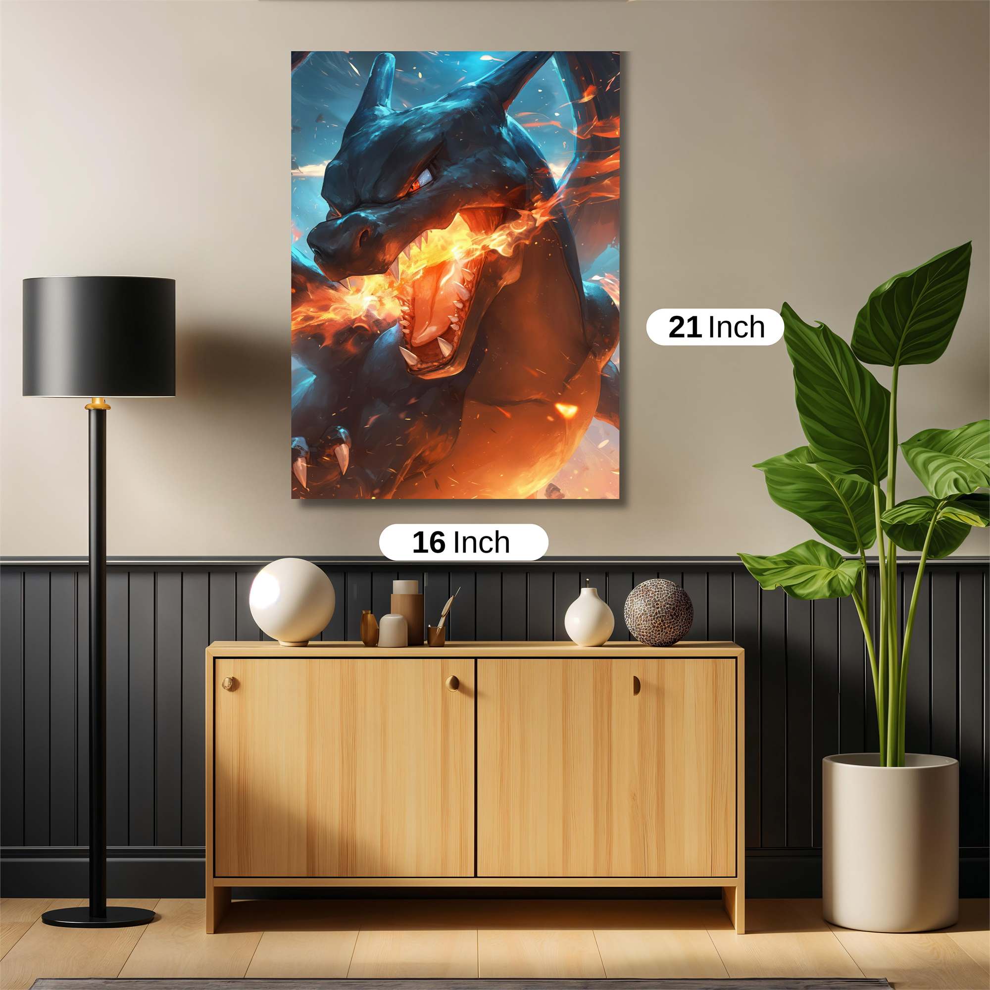 Charizard Fury Safe Wall Magnetic / M