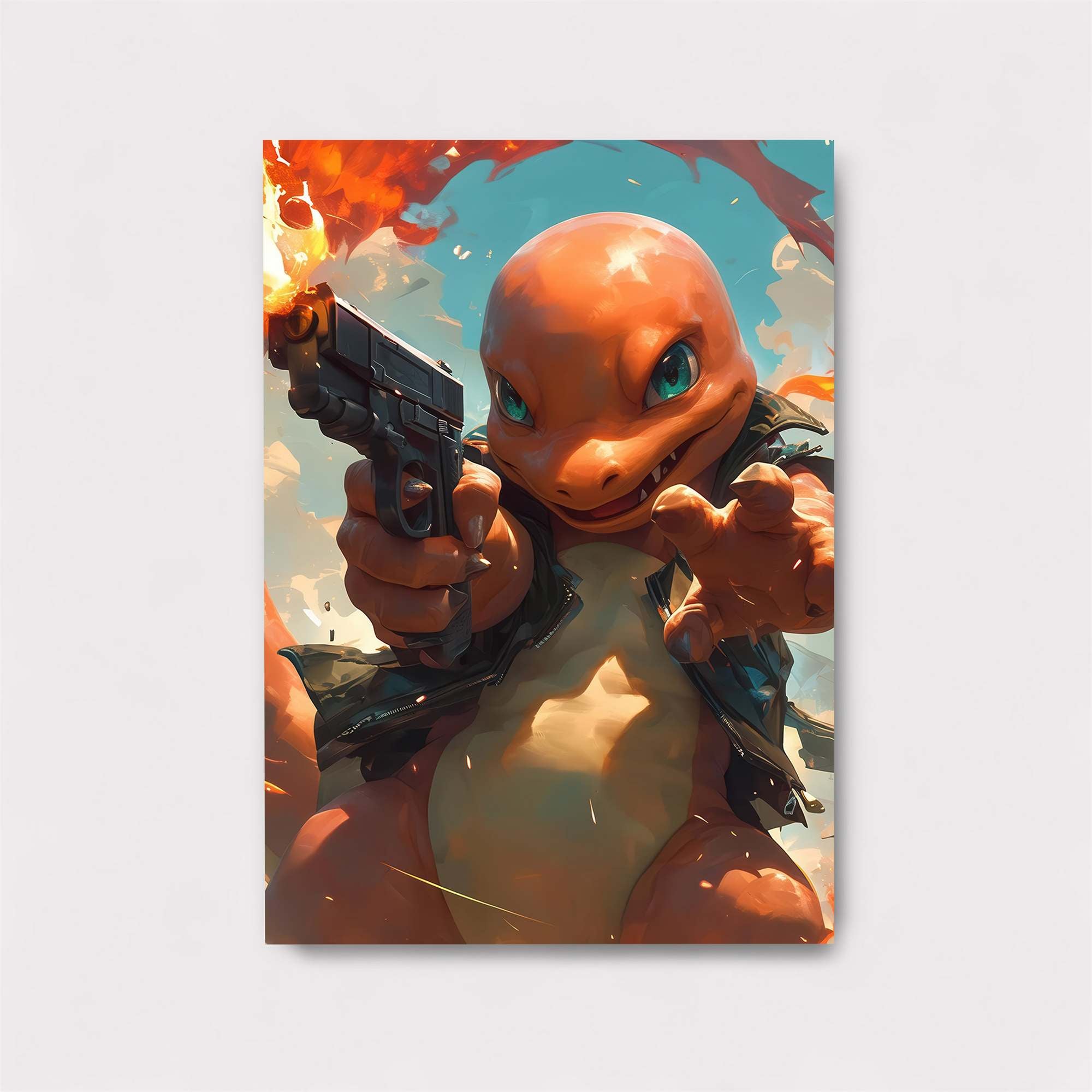 Charmander Blaze Safe Wall Magnetic / M