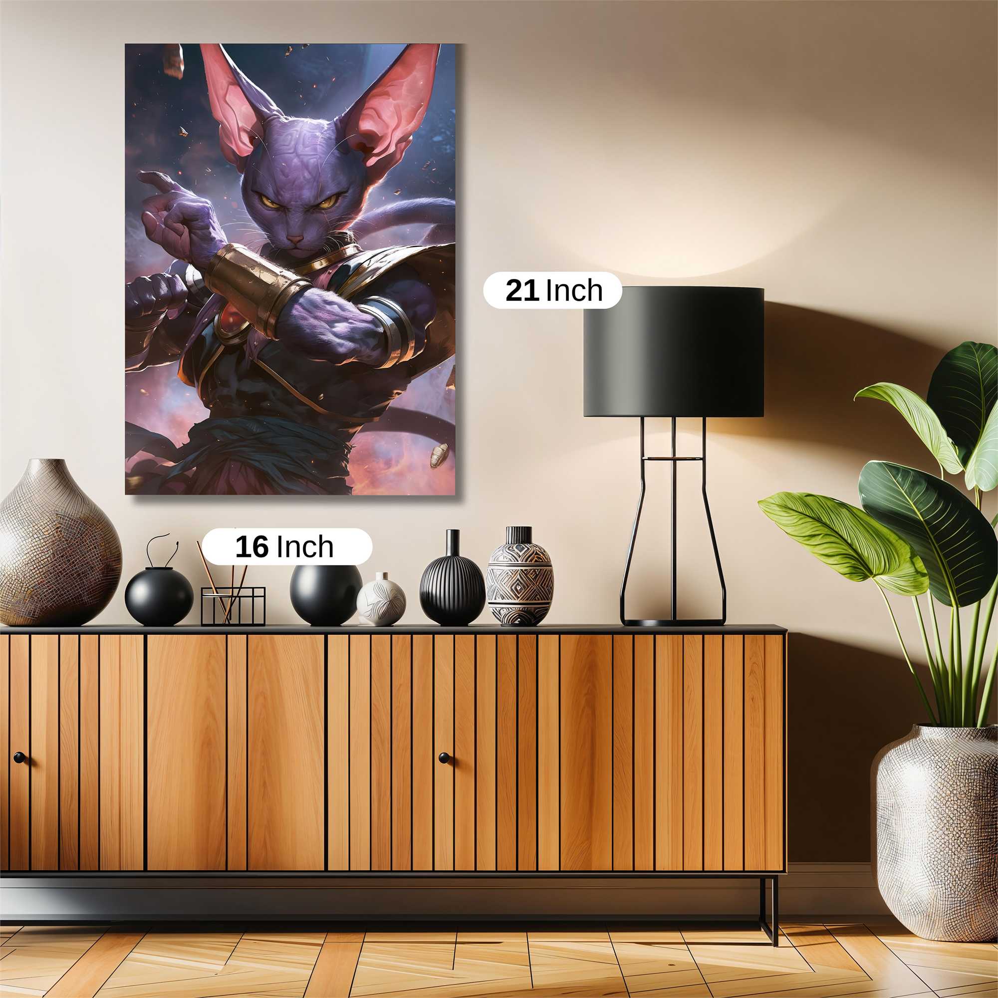 Beerus Majesty Safe Wall Magnetic / M
