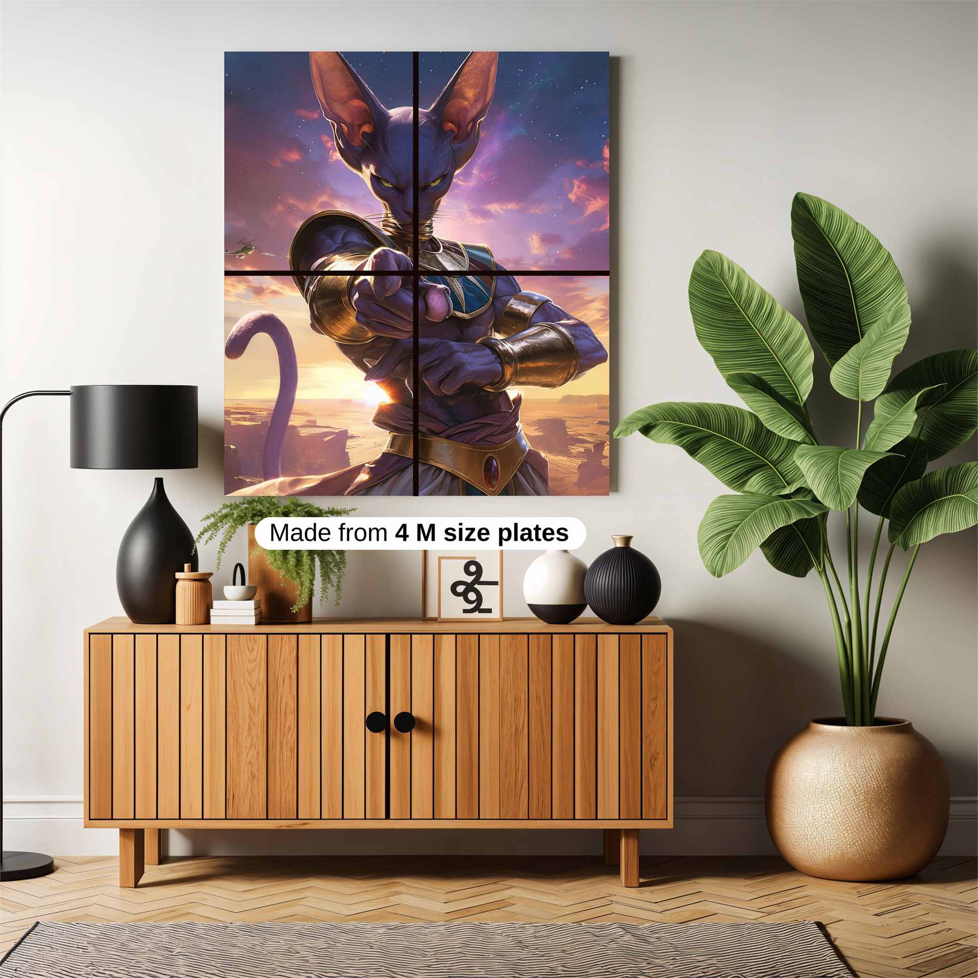 Beerus Majesty Safe Wall Magnetic / M