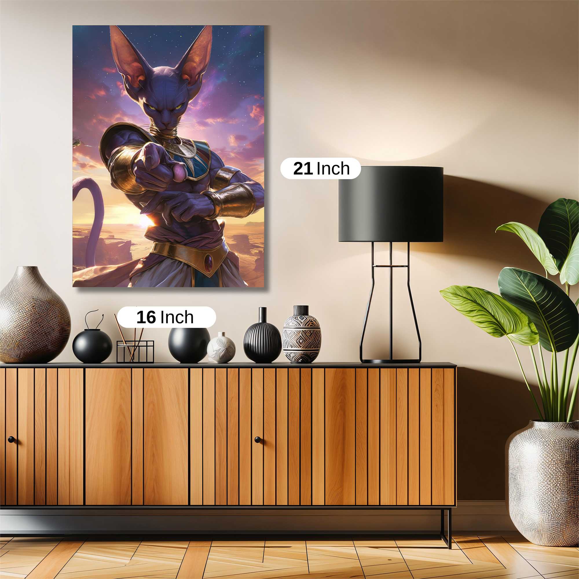 Beerus Majesty Safe Wall Magnetic / M