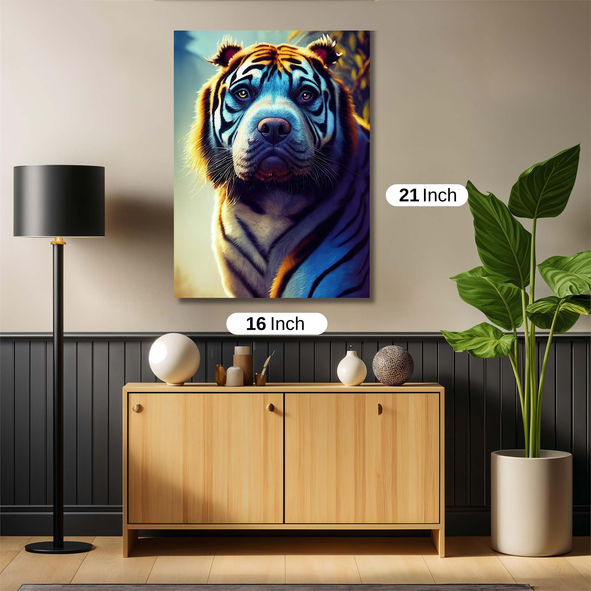 Tiger Serenity Safe Wall Magnetic / M