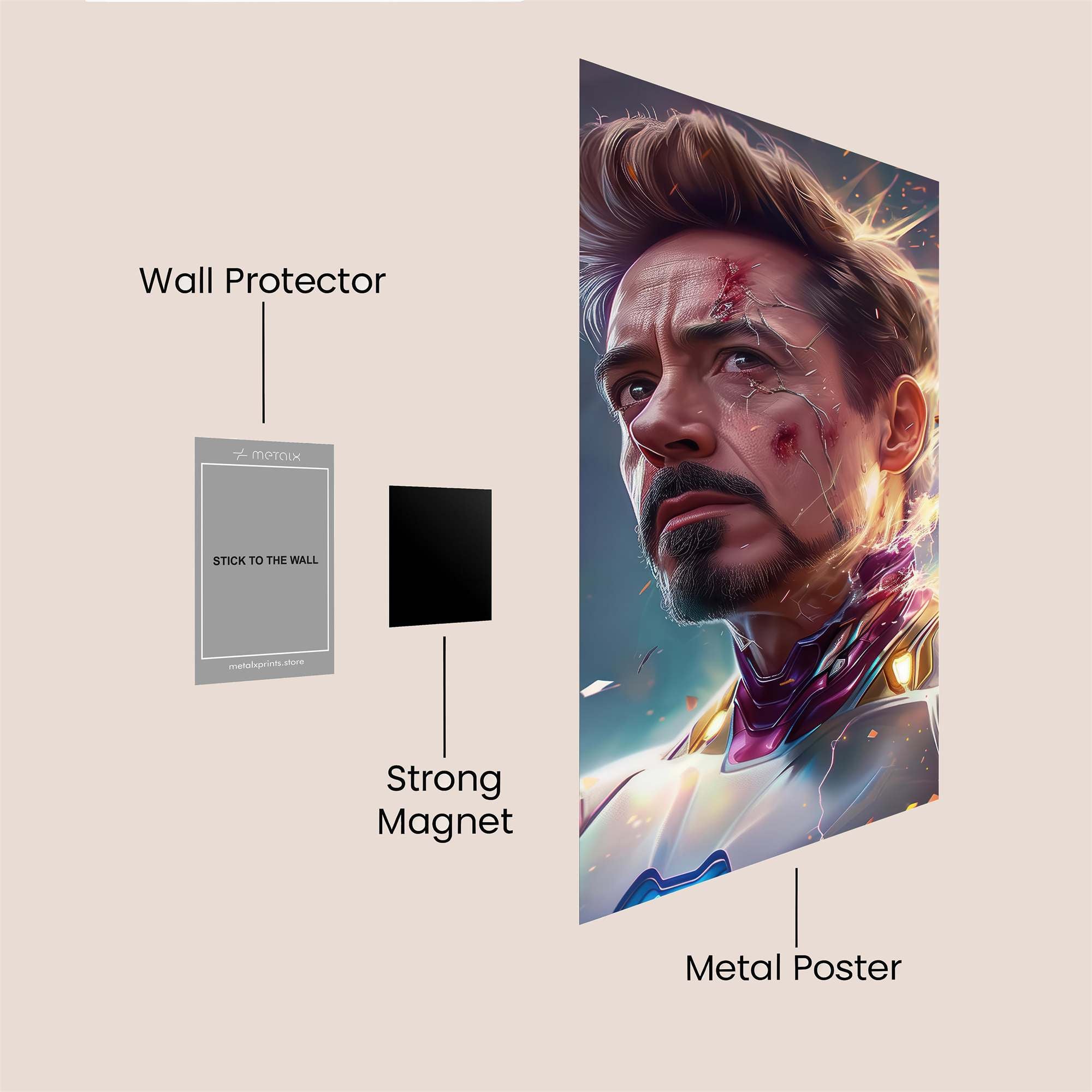 Heroic Resolve Safe Wall Magnetic / M