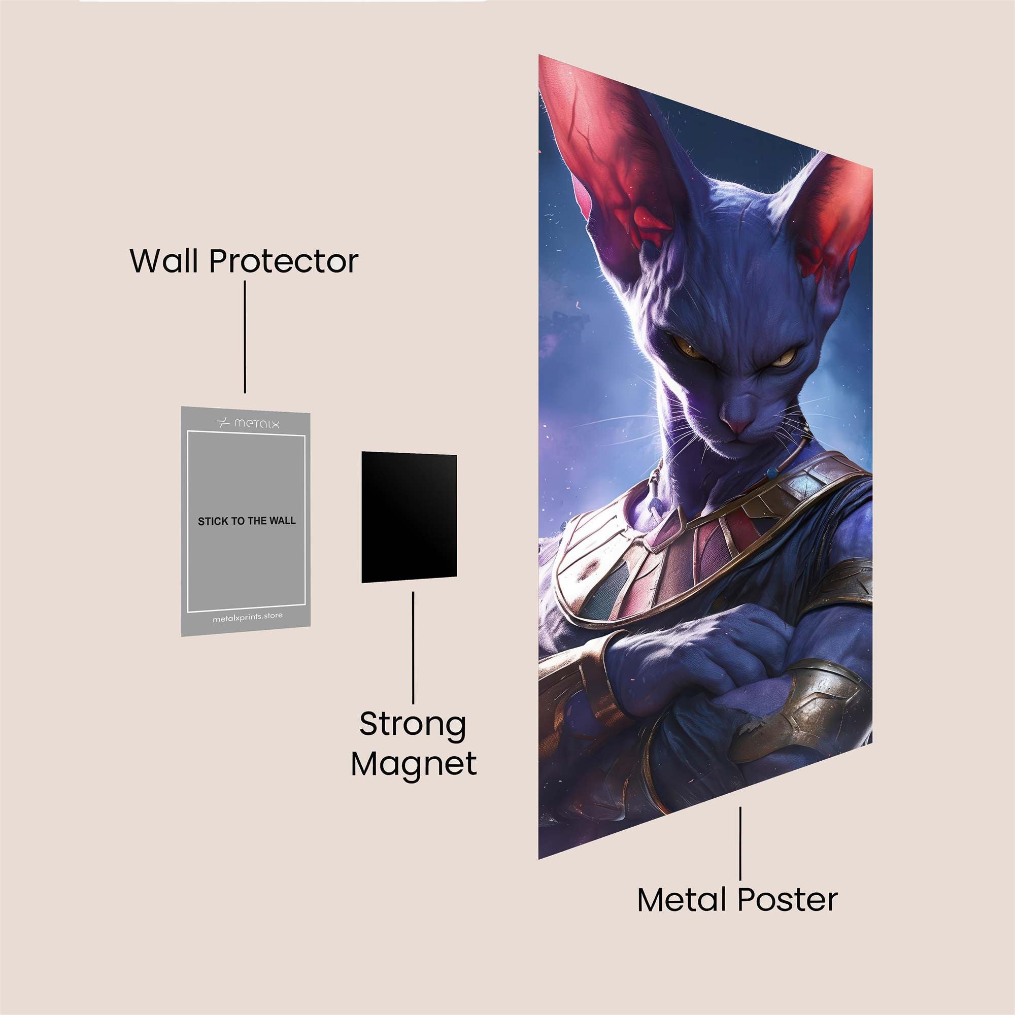 Feline Majesty Safe Wall Magnetic / M