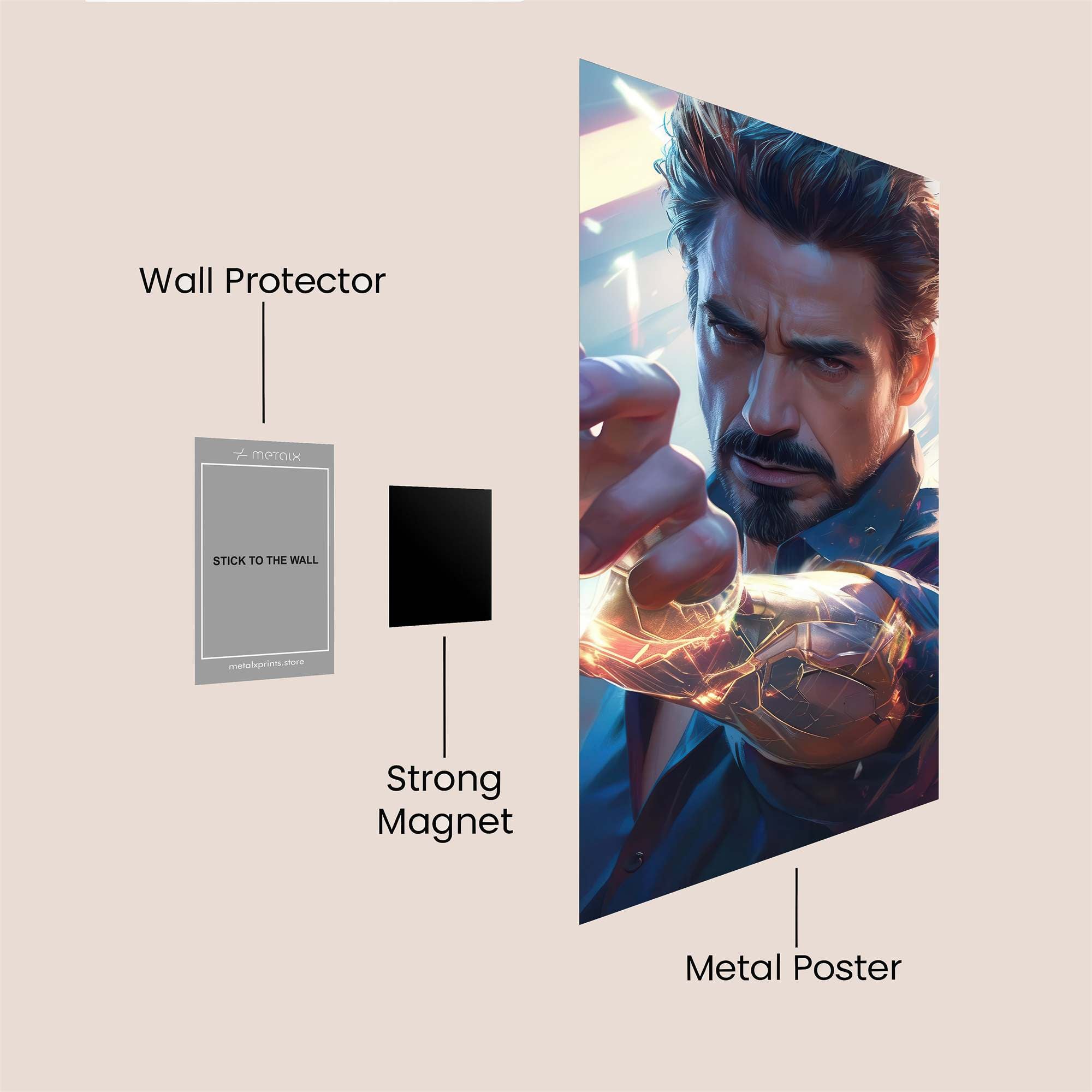 Heroic Resolve Safe Wall Magnetic / M