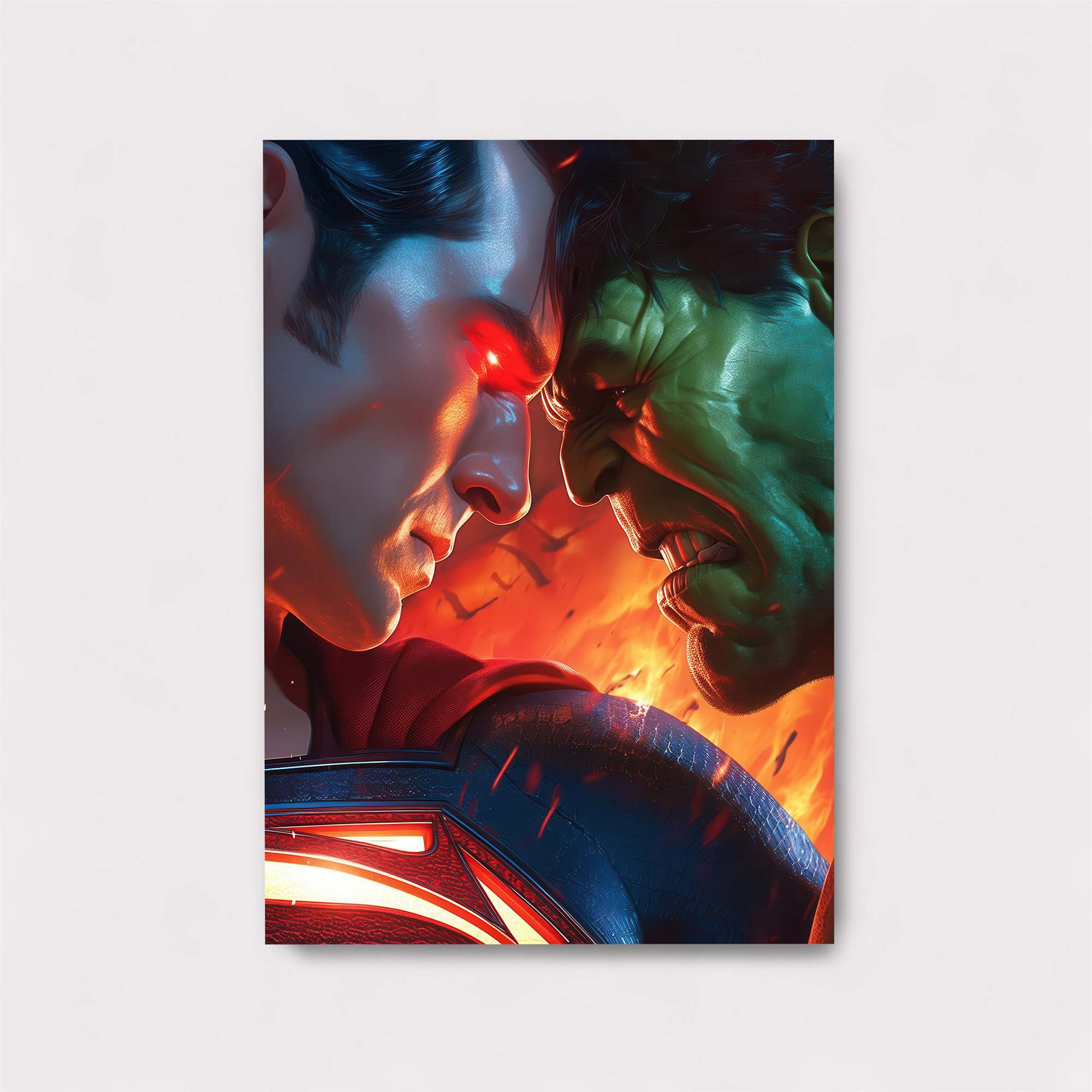 Superhero Confrontation Safe Wall Magnetic / M
