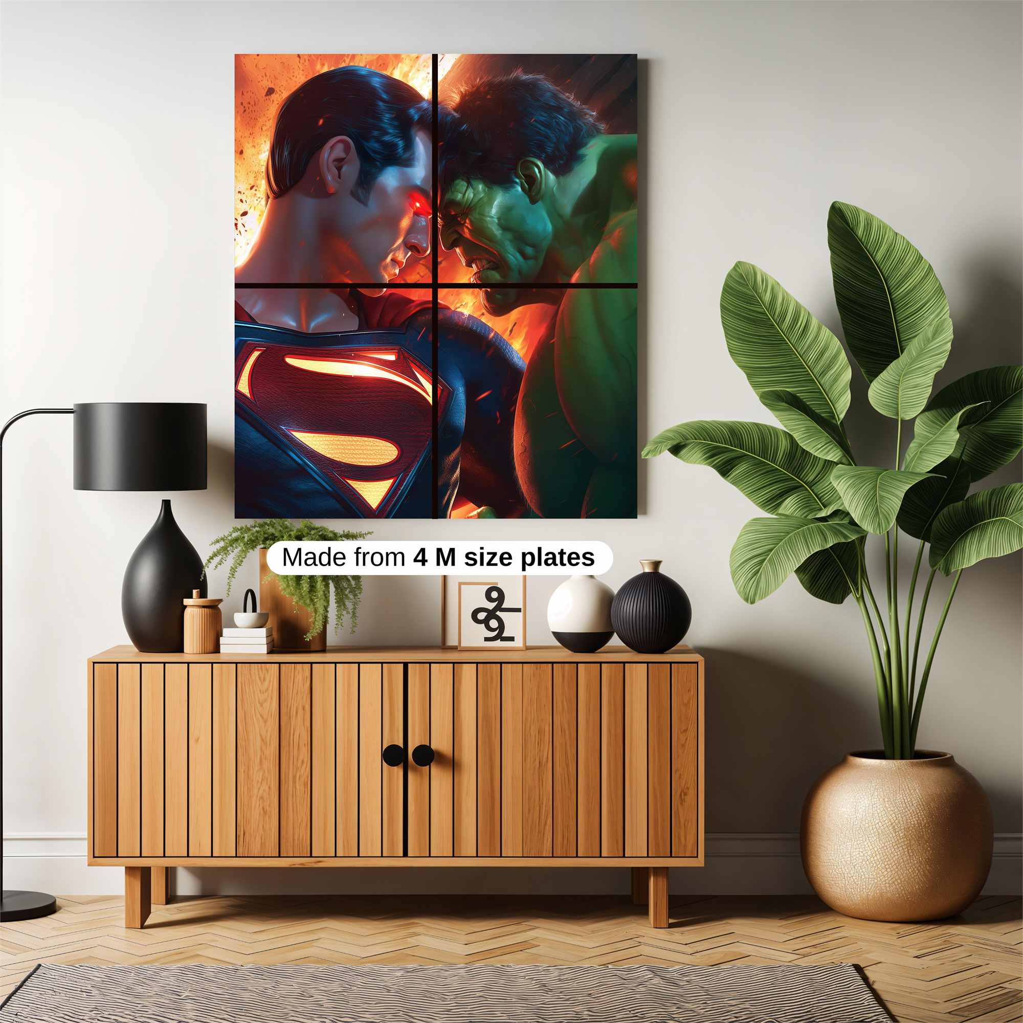 Heroes Confrontation Safe Wall Magnetic / M