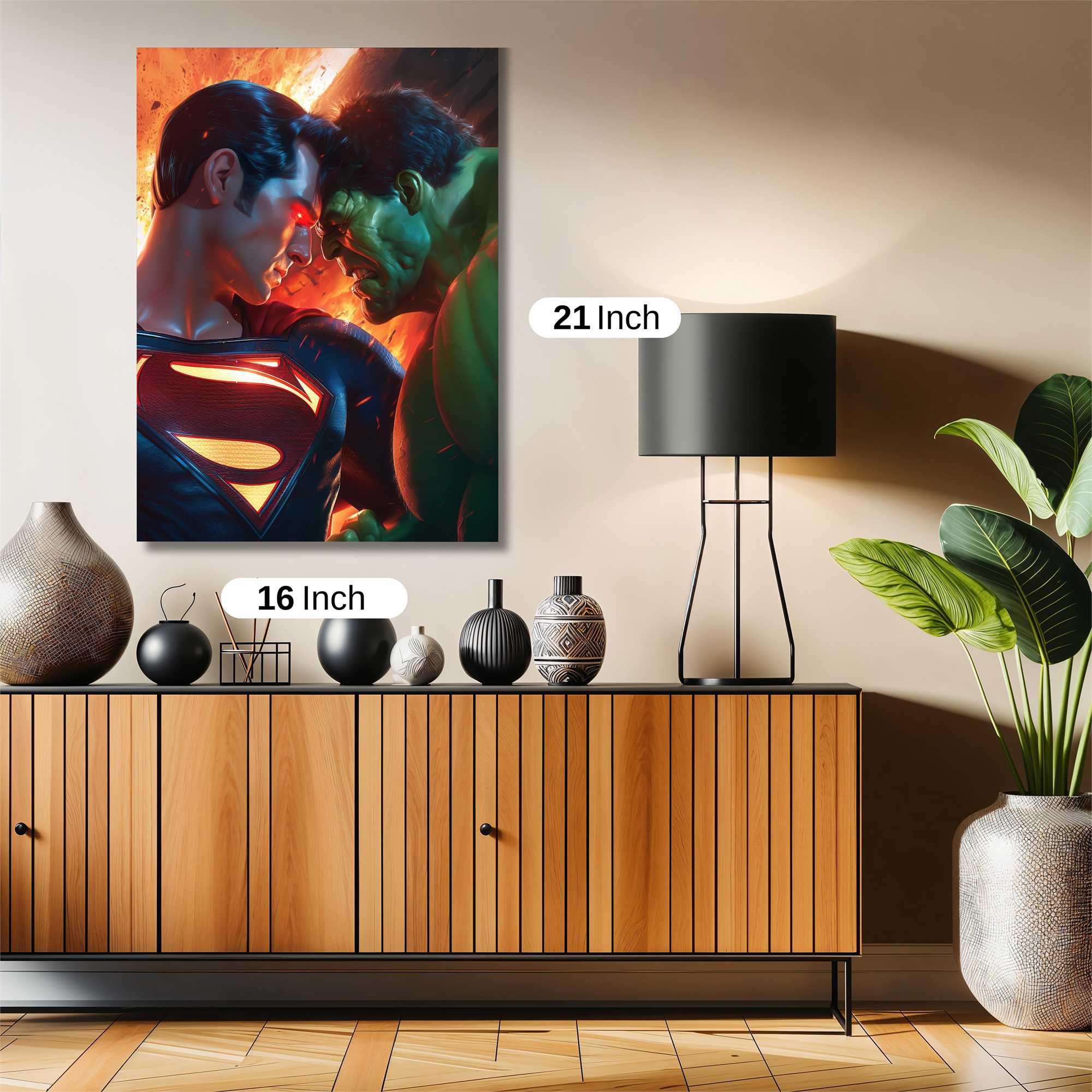 Heroes Confrontation Safe Wall Magnetic / M