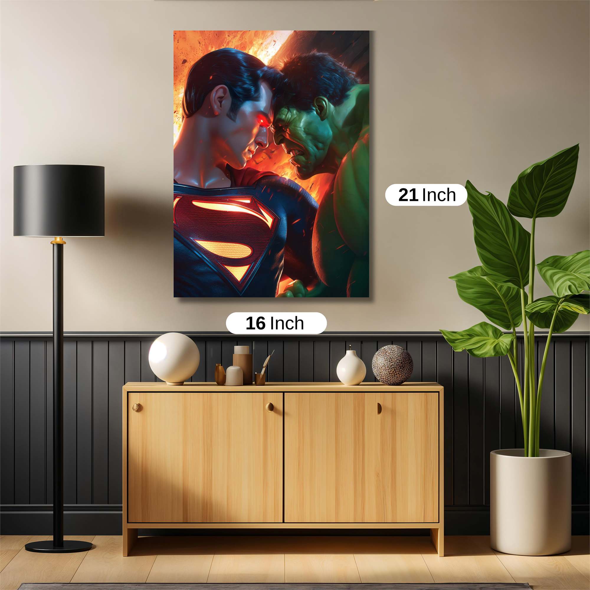 Heroes Confrontation Safe Wall Magnetic / M