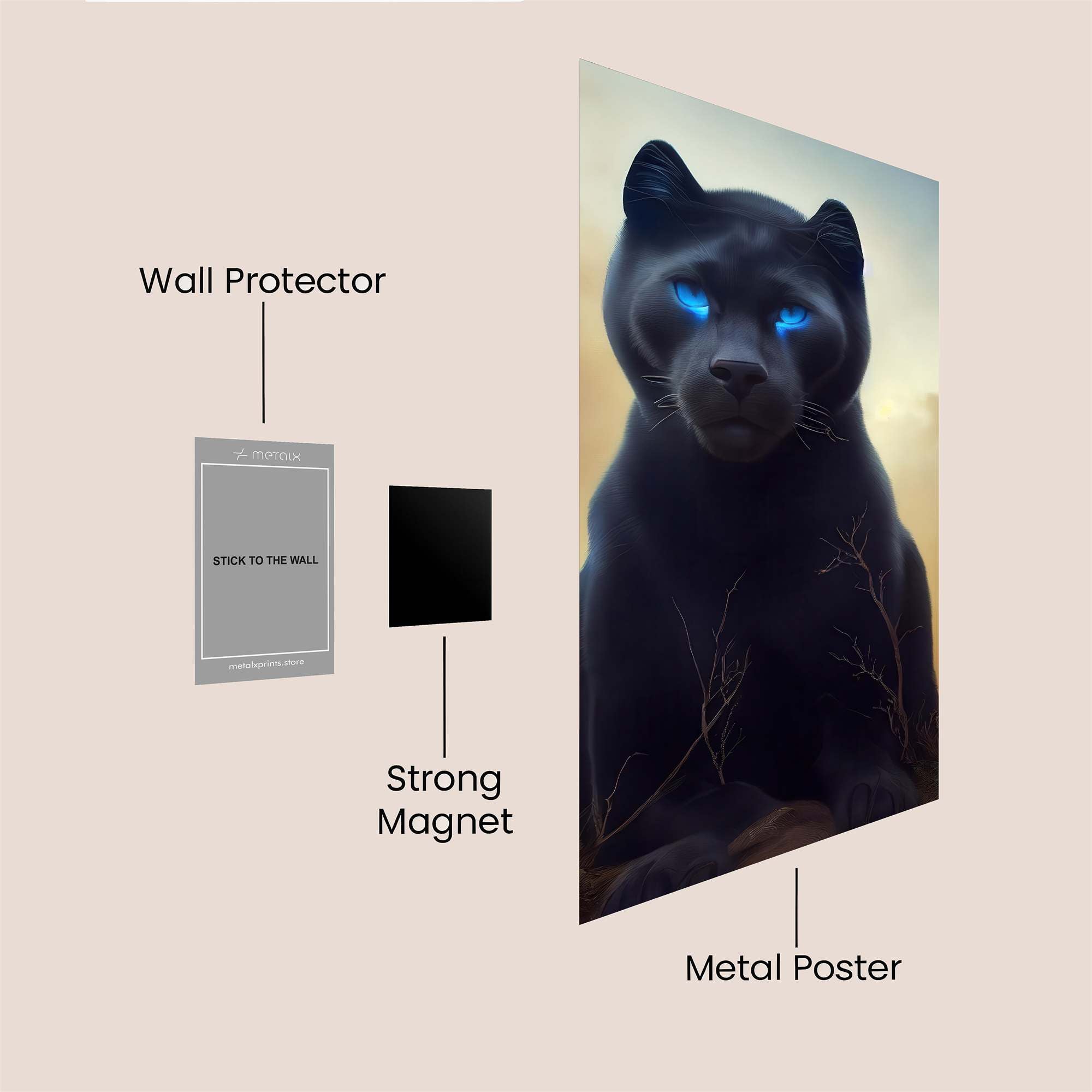 Ethereal Prowl Safe Wall Magnetic / M