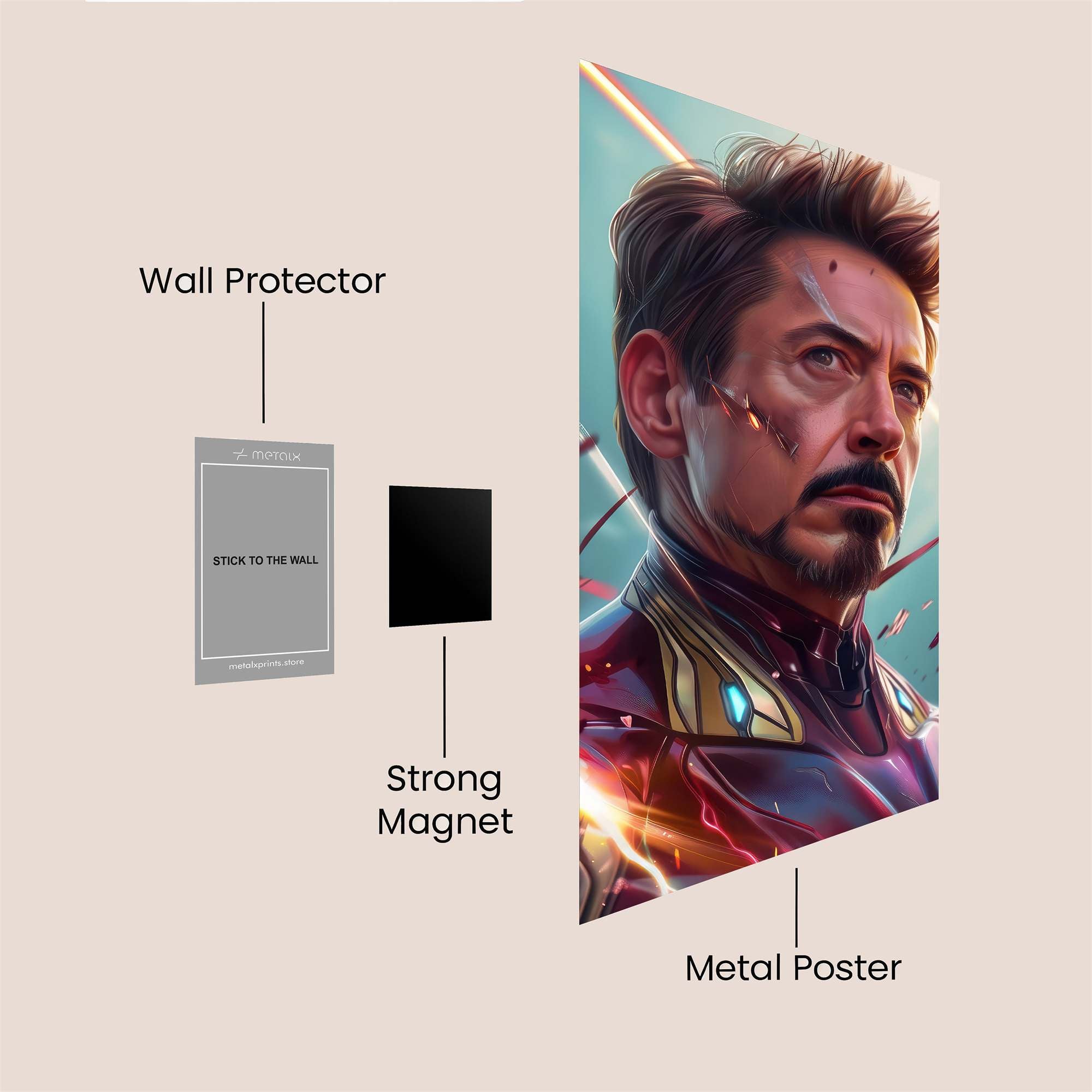 Iron Resilience Safe Wall Magnetic / M