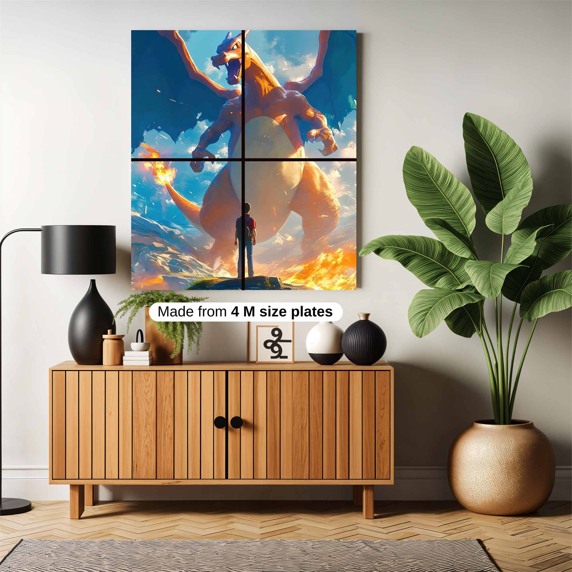 Charizard Majesty Safe Wall Magnetic / M