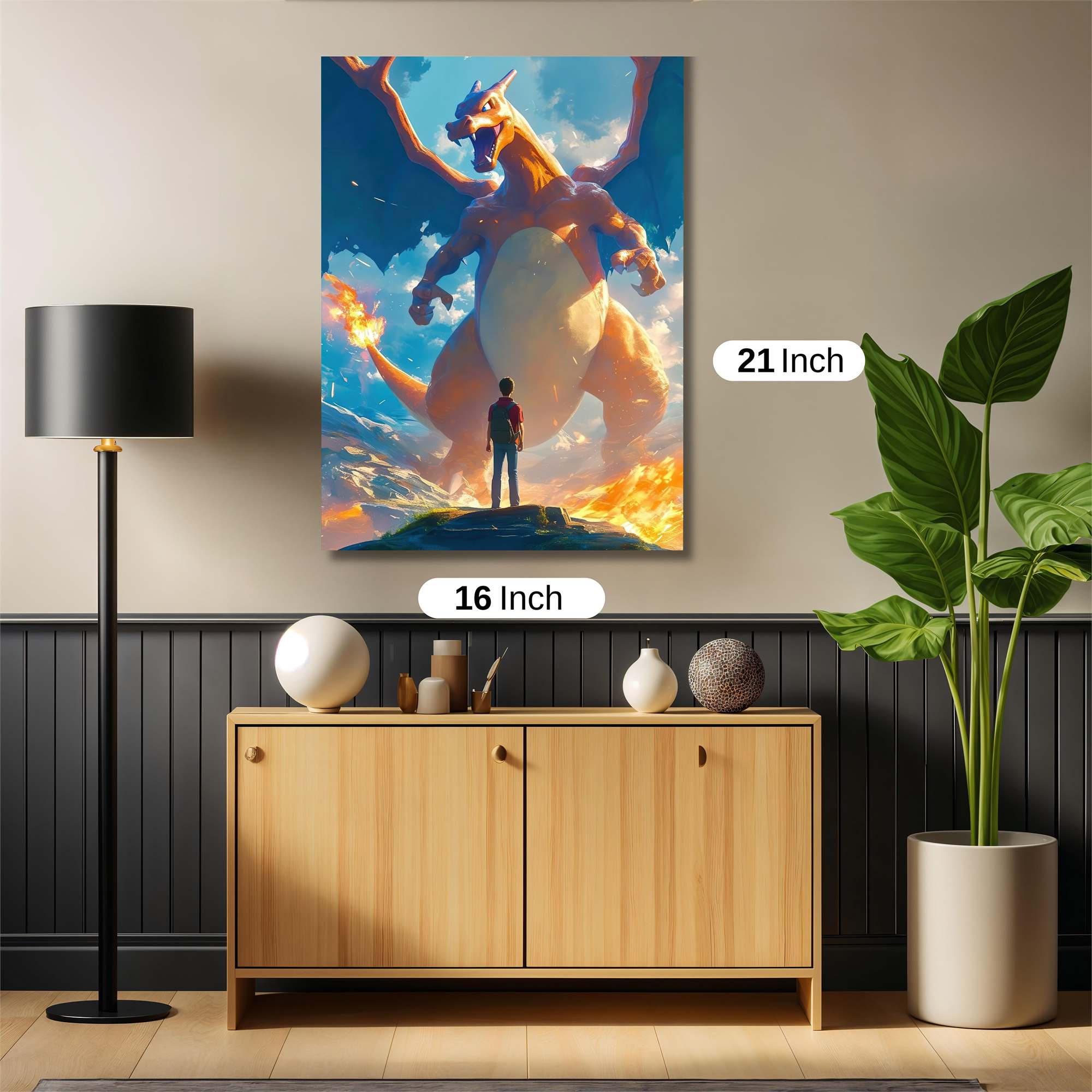 Charizard Majesty Safe Wall Magnetic / M