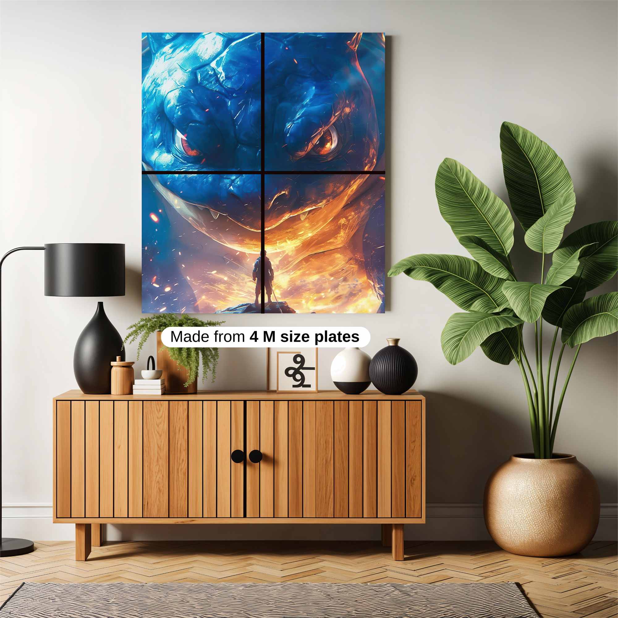 Blastoise Confrontation Safe Wall Magnetic / M