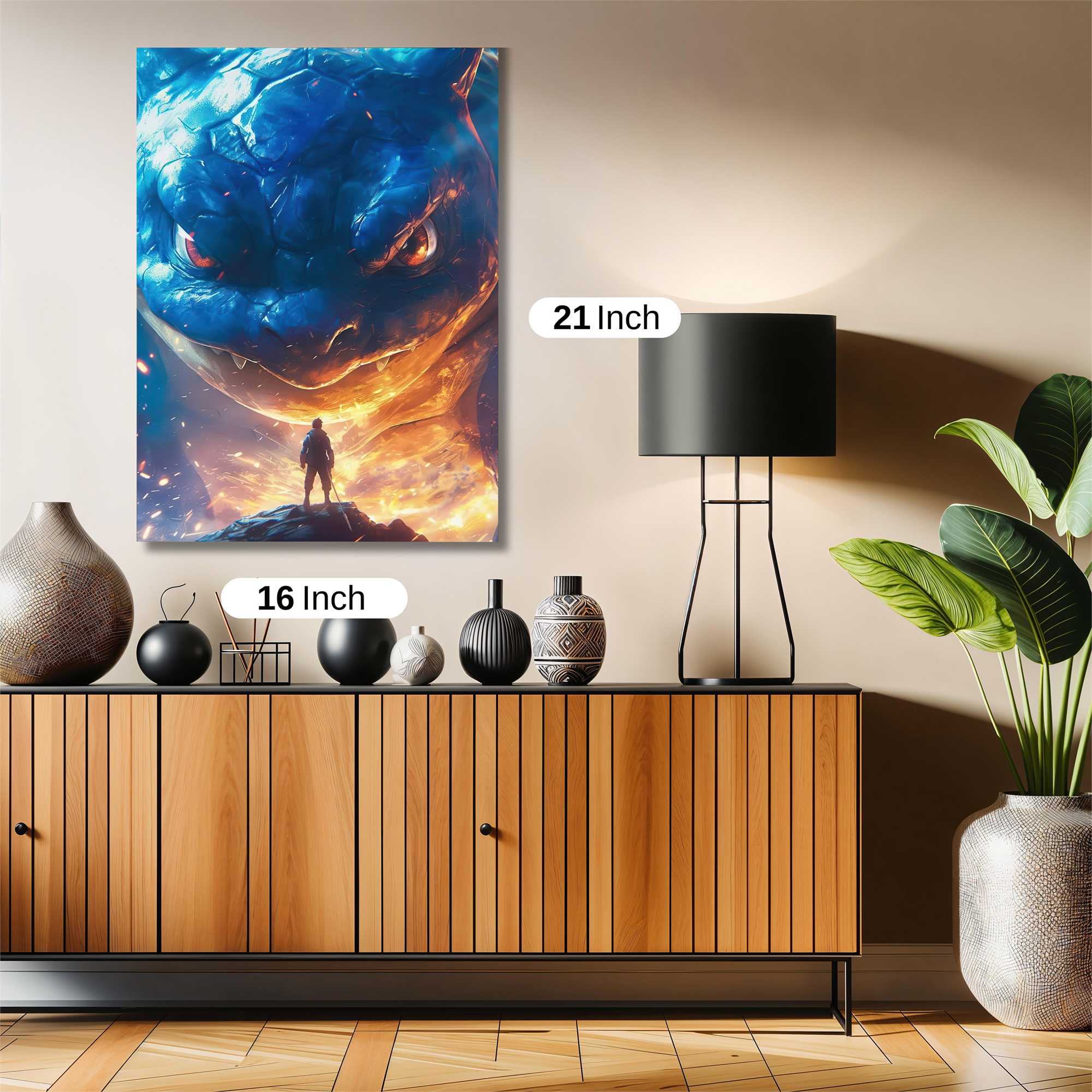 Blastoise Confrontation Safe Wall Magnetic / M