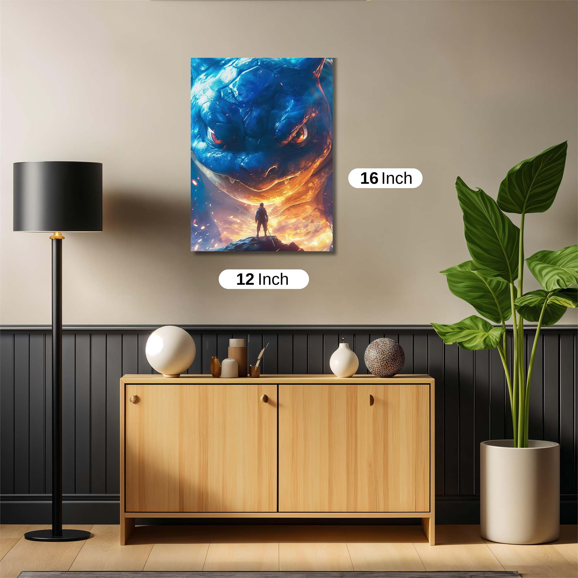 Blastoise Confrontation Safe Wall Magnetic / M