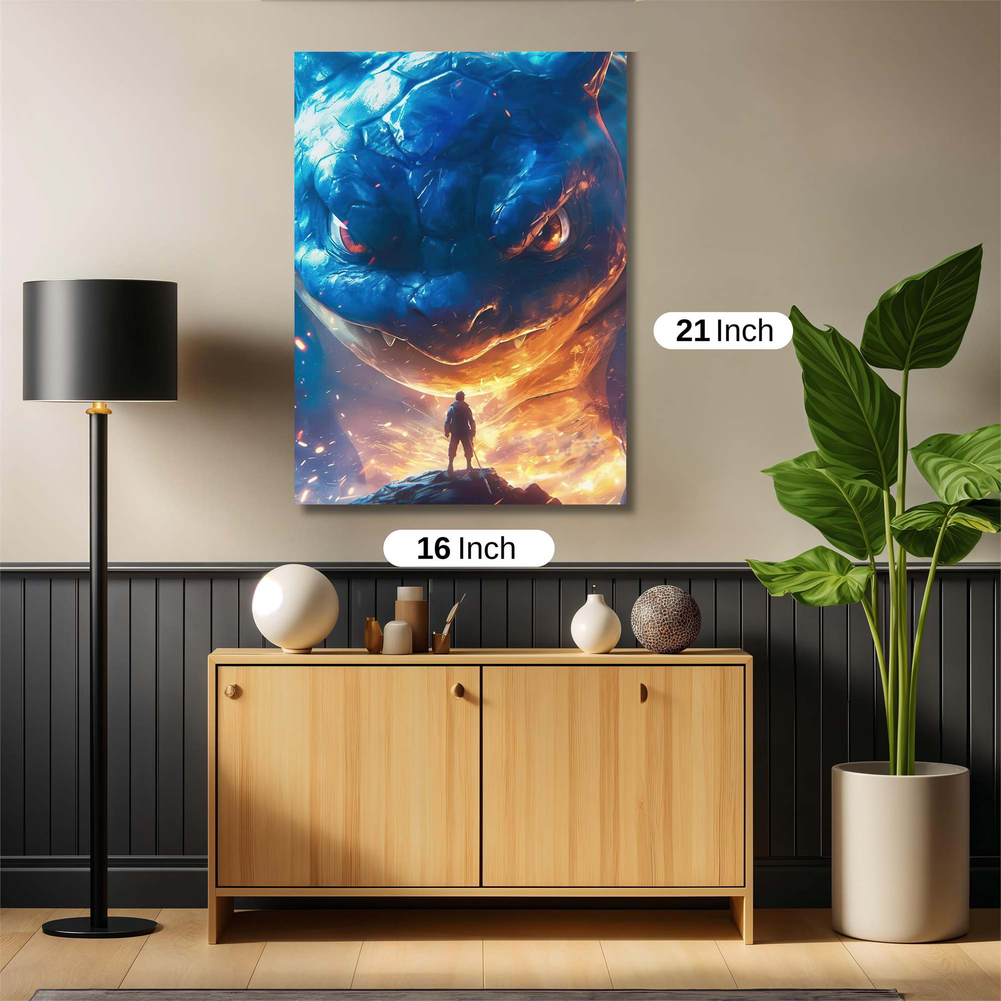 Blastoise Confrontation Safe Wall Magnetic / M