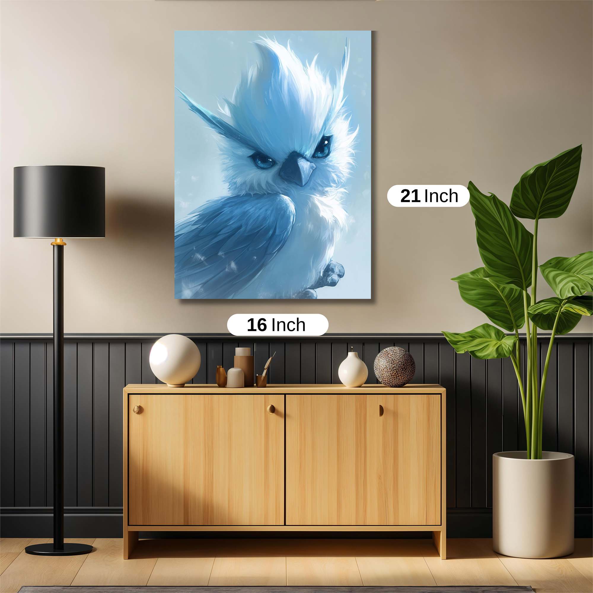 Frosty Whimsy Safe Wall Magnetic / M