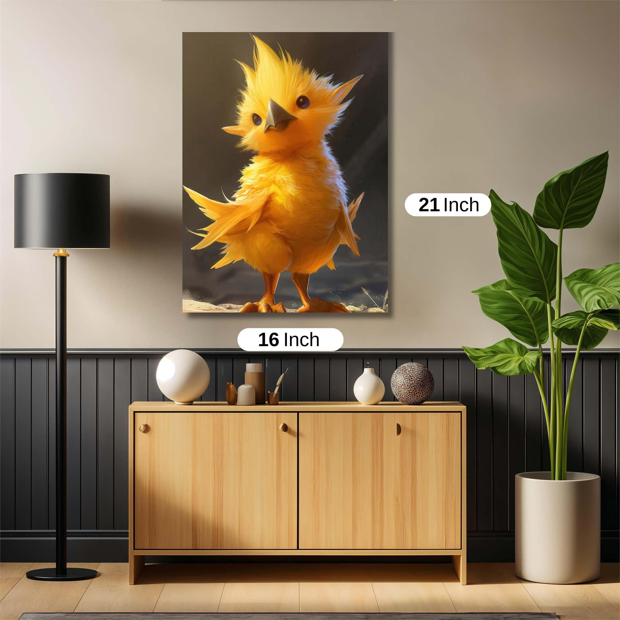 Chocobo Whimsy Safe Wall Magnetic / M