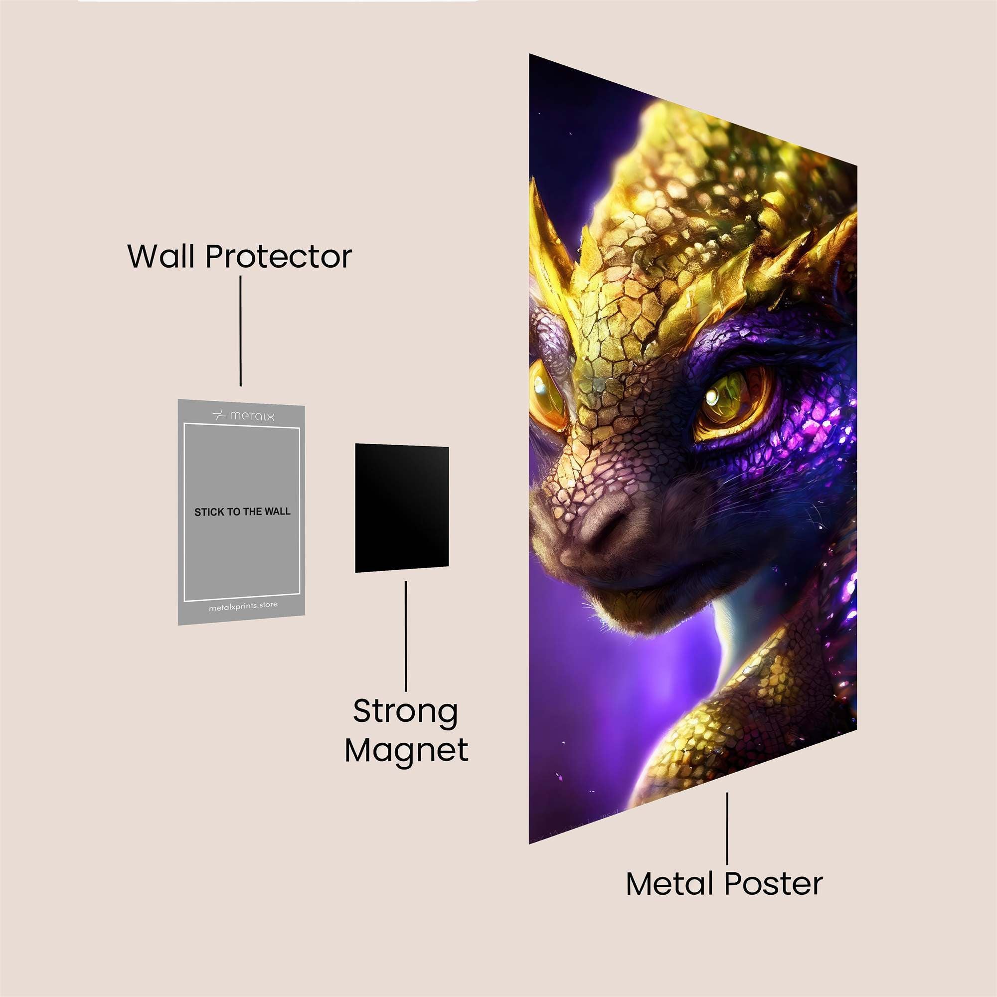 Dragon Vibrance Safe Wall Magnetic / M
