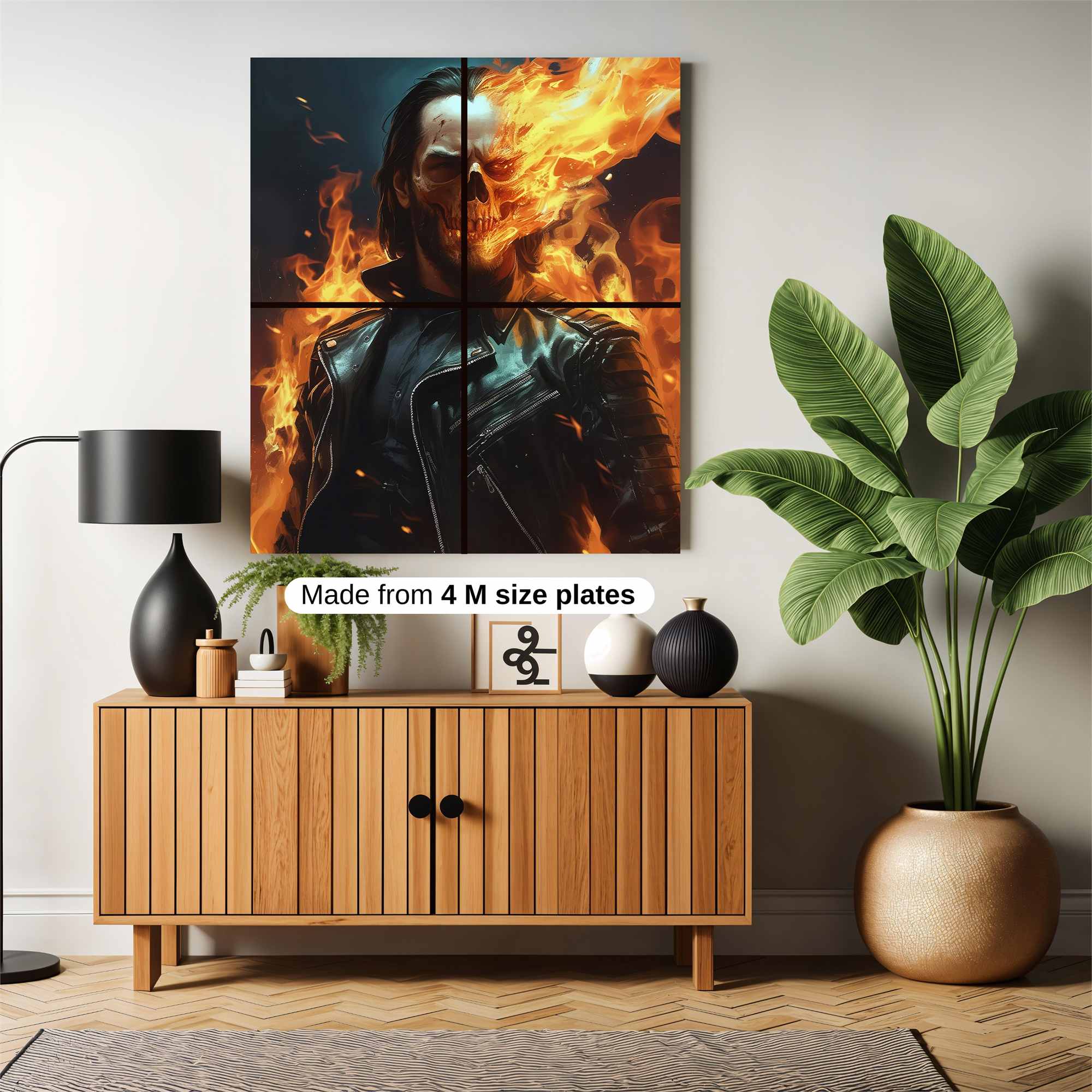 Infernal Blaze Safe Wall Magnetic / M