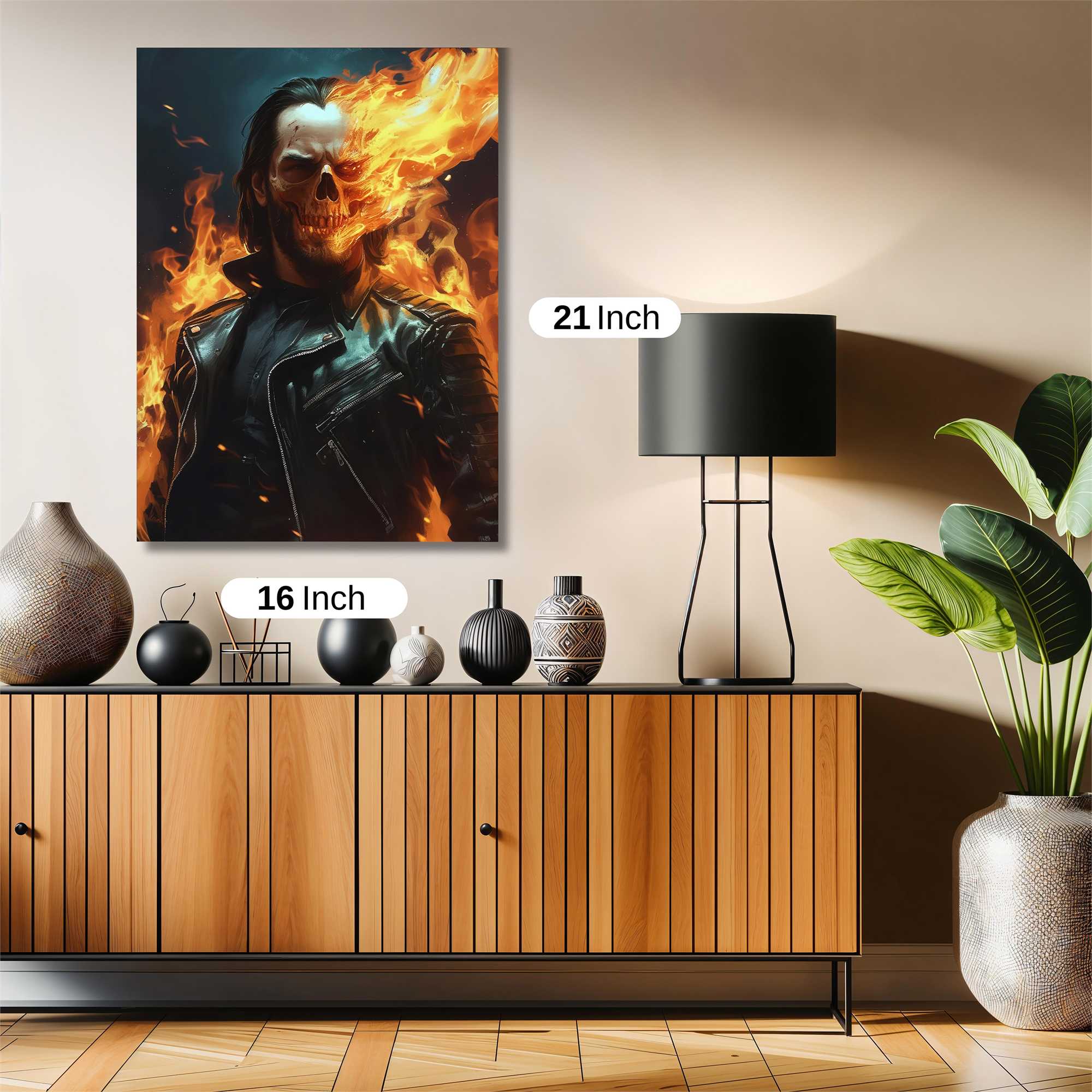 Infernal Blaze Safe Wall Magnetic / M