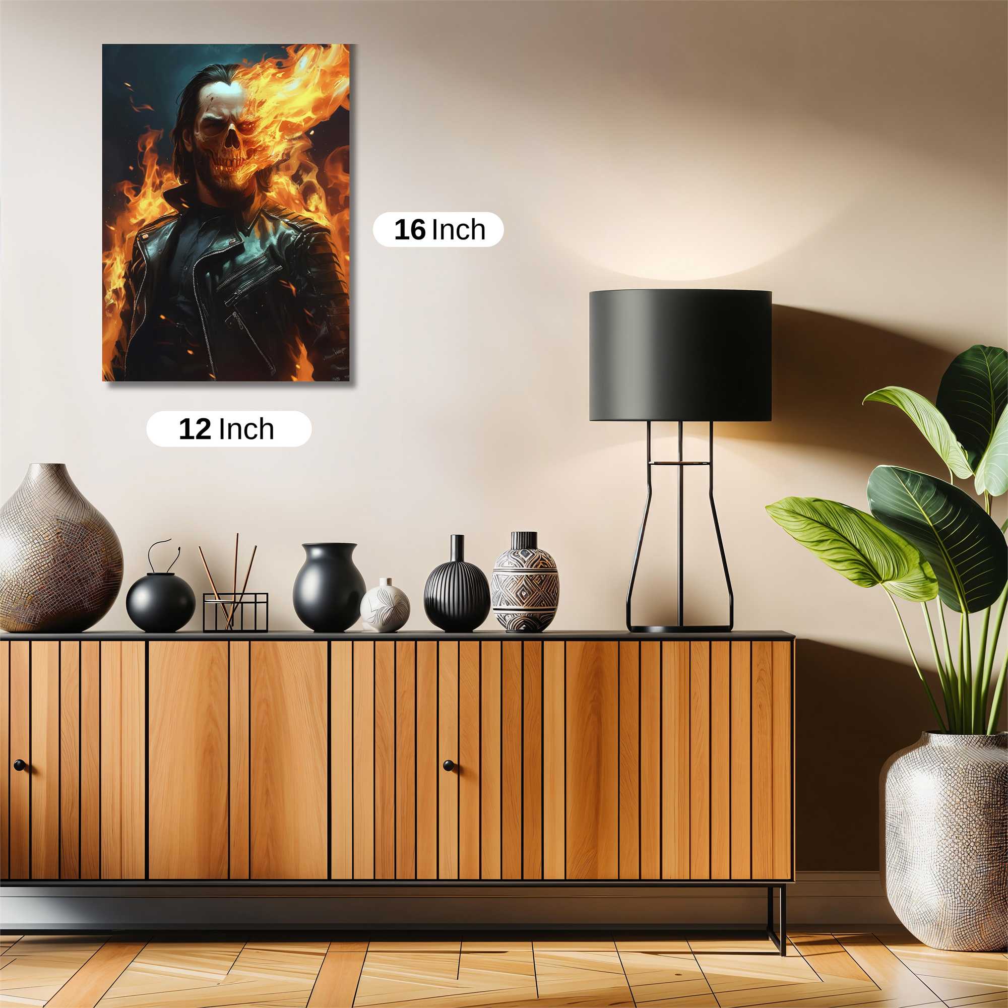 Infernal Blaze Safe Wall Magnetic / M