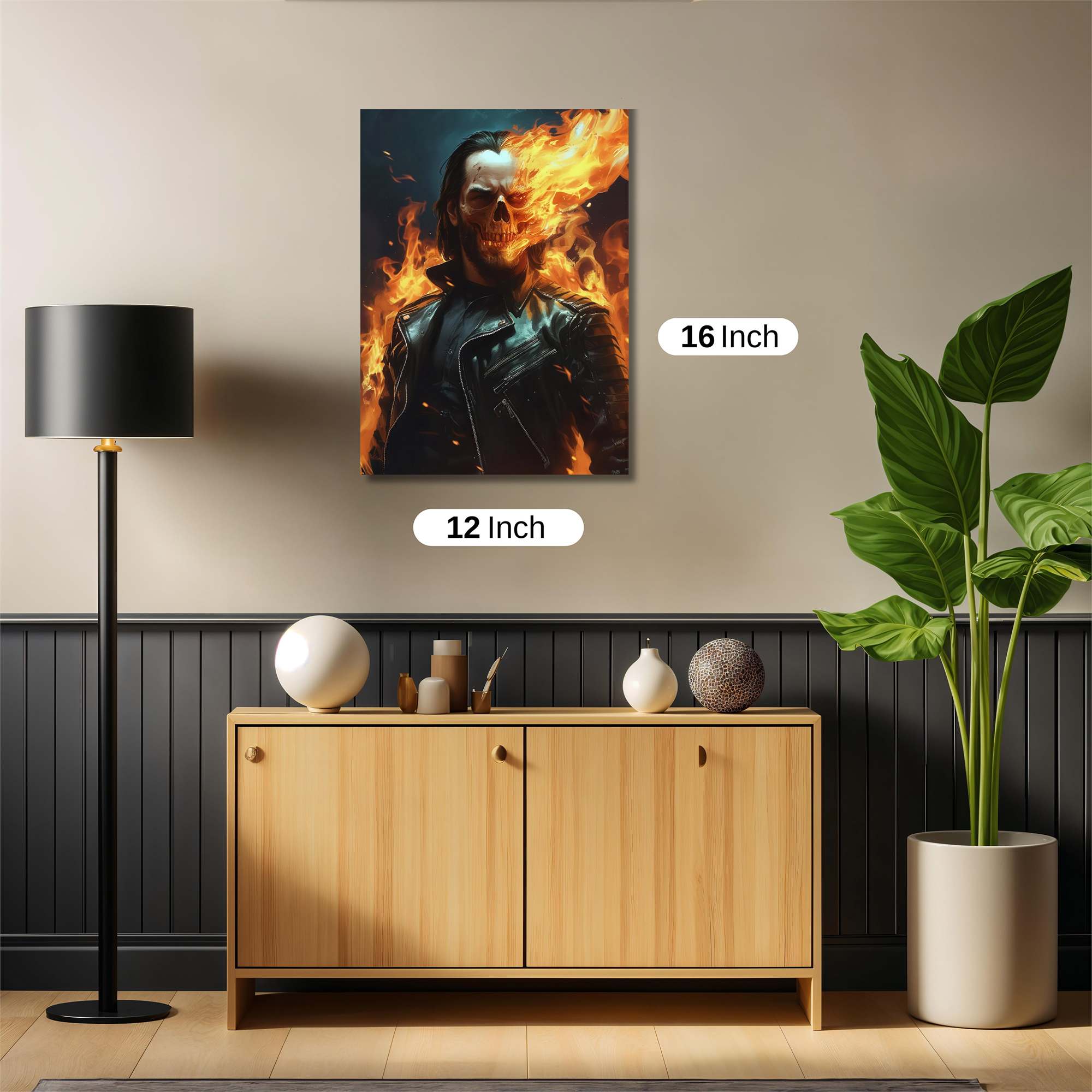 Infernal Blaze Safe Wall Magnetic / M