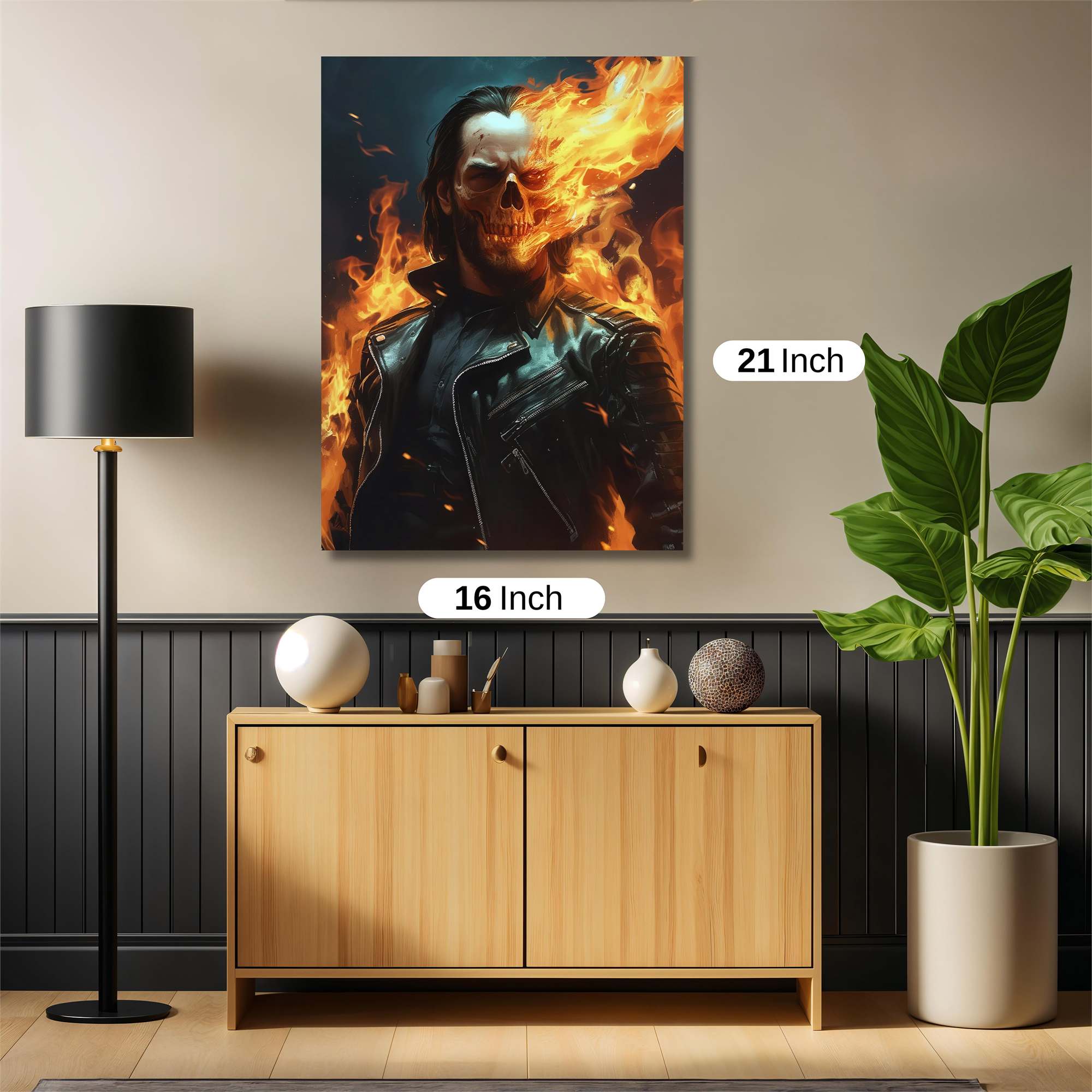 Infernal Blaze Safe Wall Magnetic / M