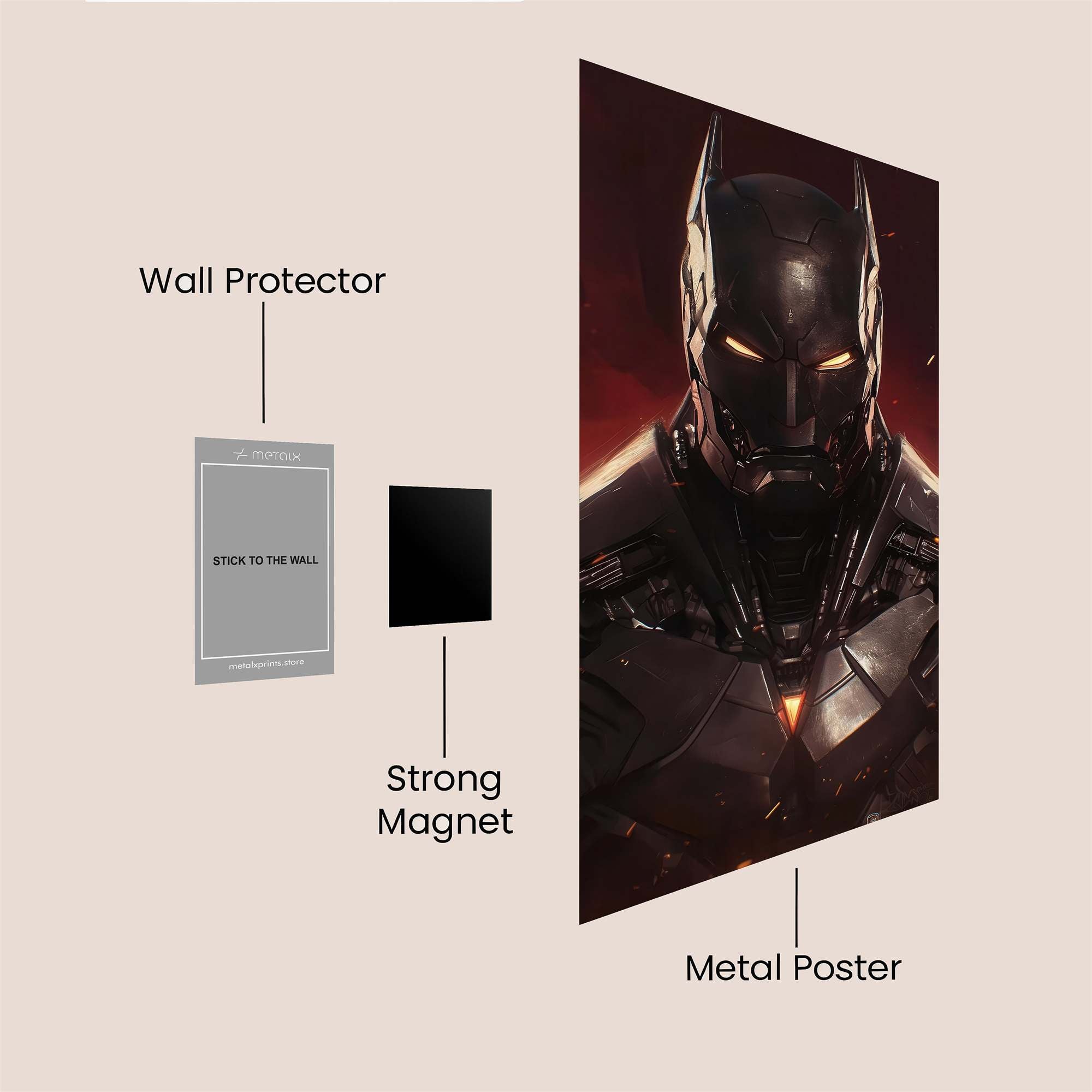 Dark Vigilance Safe Wall Magnetic / M