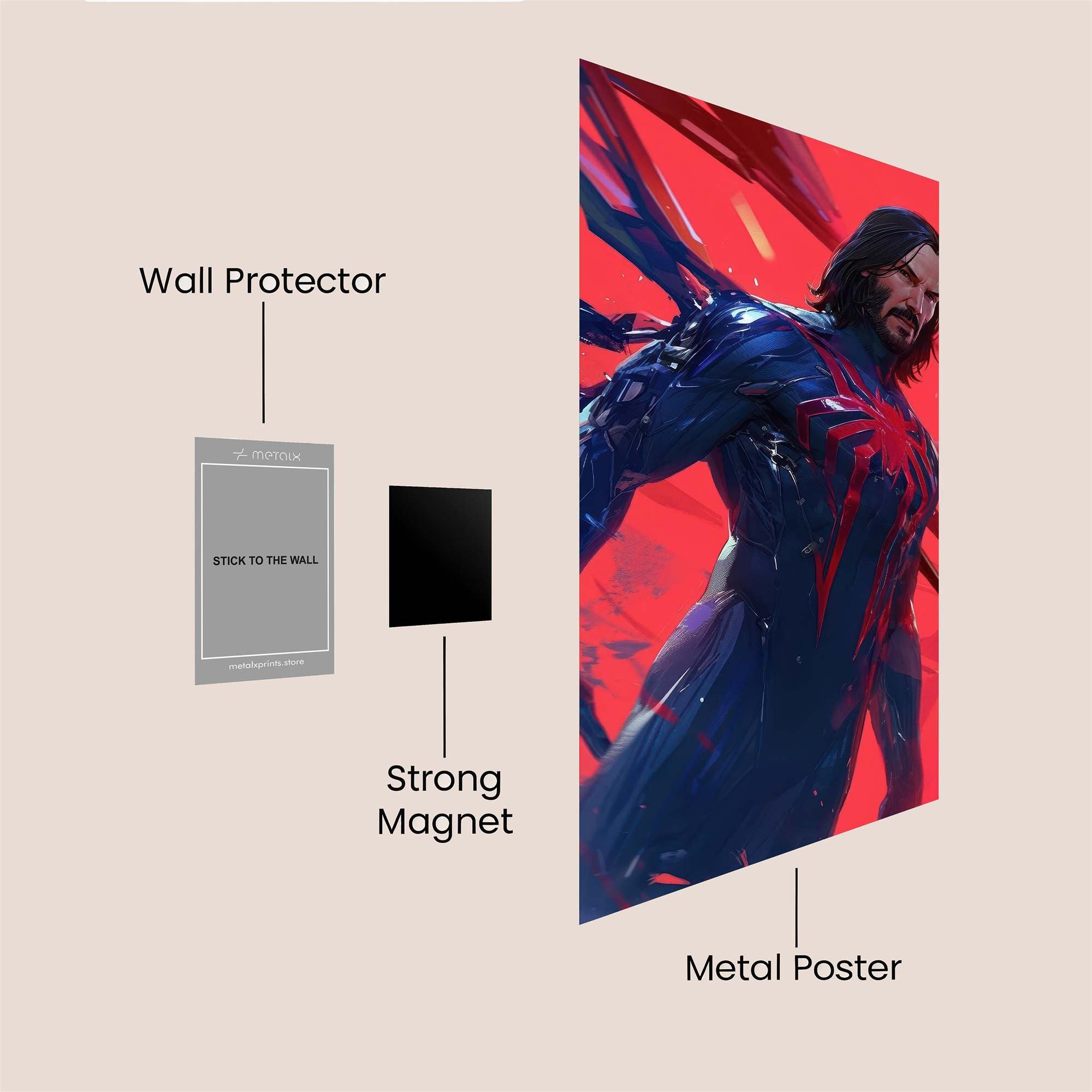 Spider Ascension Safe Wall Magnetic / M