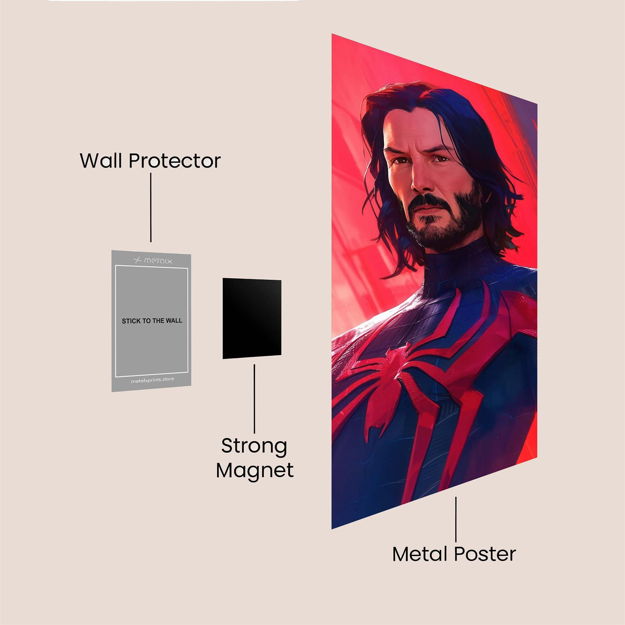 Spider Vigor Safe Wall Magnetic / M