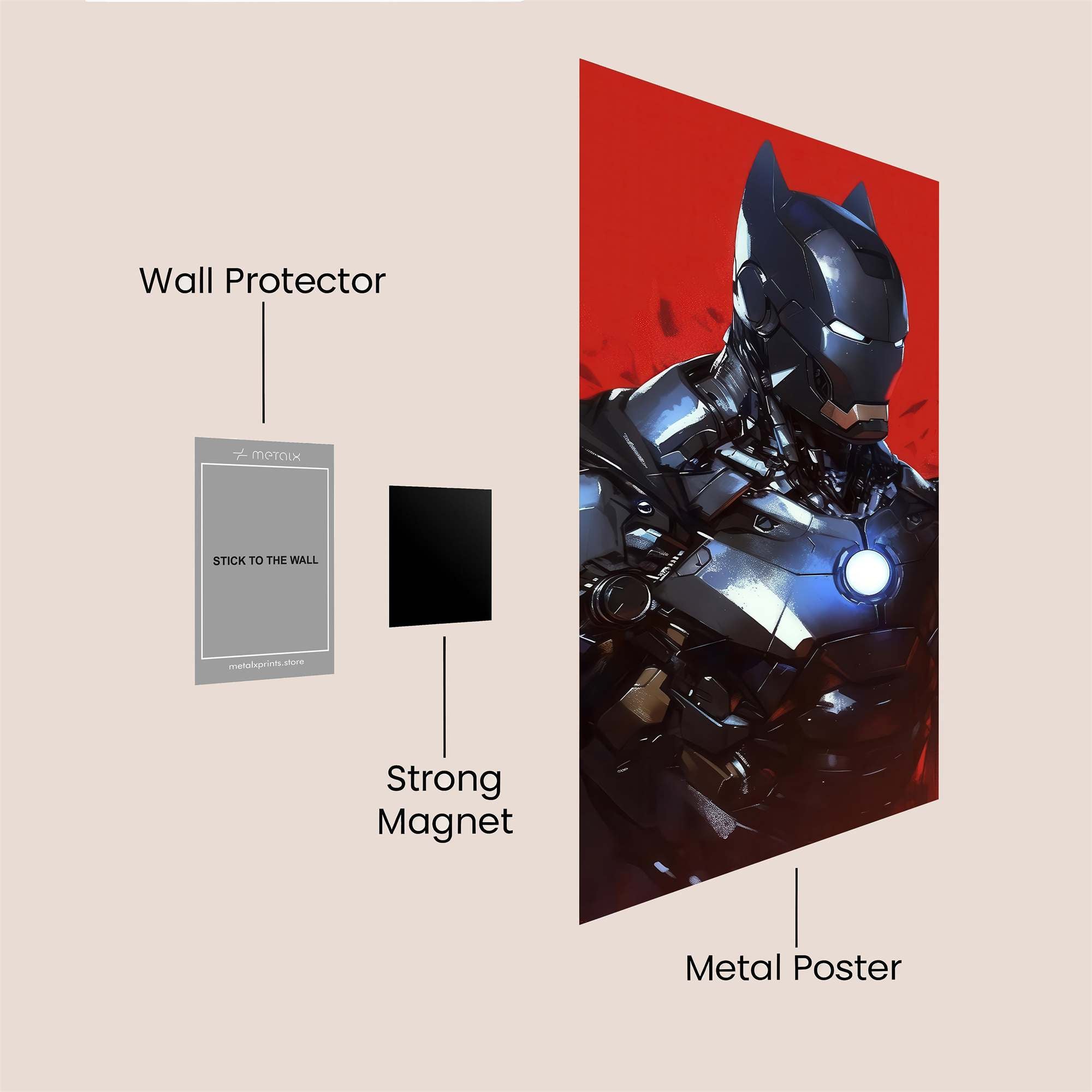 Heroic Fusion Safe Wall Magnetic / M